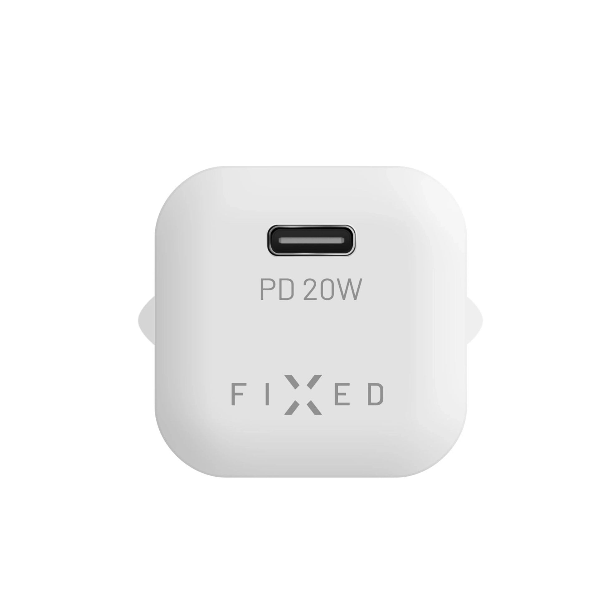 Síťová nabíječka FIXED Mini s USB-C výstupem a podporou PD, 20W, bílá - FIXED