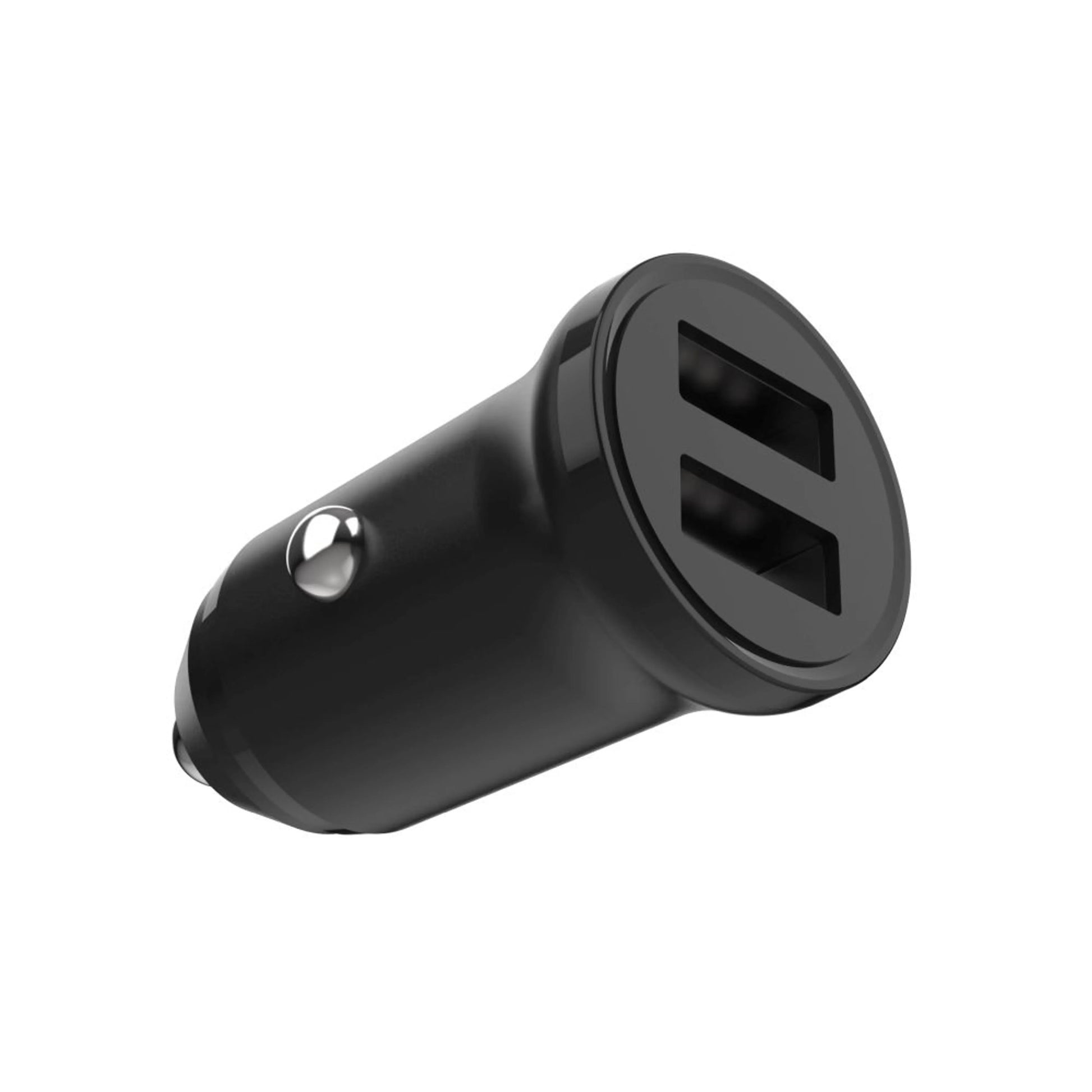 Set autonabíječky FIXED s 2xUSB výstupem a USB/Lightning kabelu, 1 metr, MFi certifikace, 15W Smart Rapid Charge, černá - FIXED