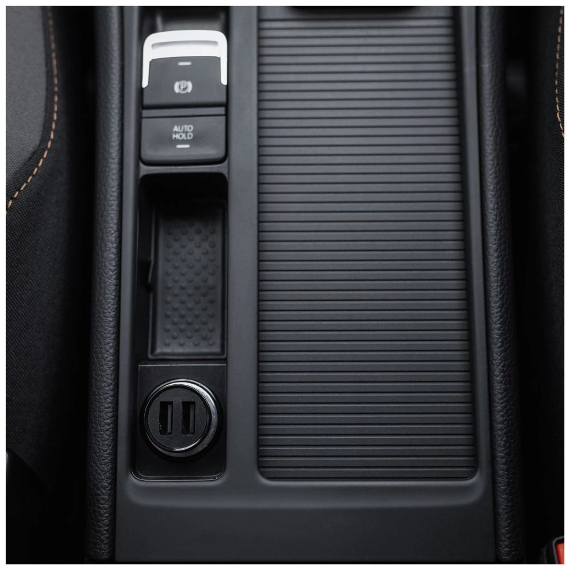 Set autonabíječky FIXED s 2xUSB výstupem a USB/Lightning kabelu, 1 metr, MFi certifikace, 15W Smart Rapid Charge, černá - FIXED