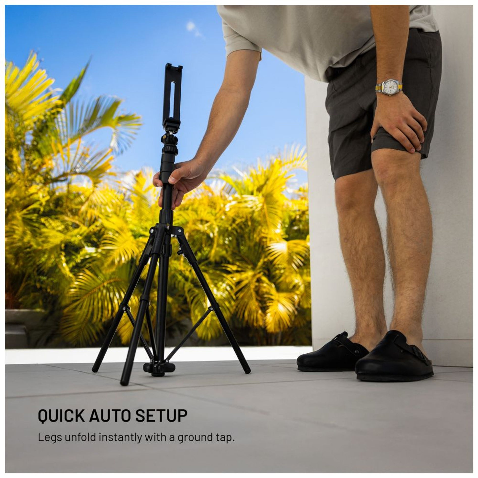 Extra dlouhý stativ FIXED Creator Tripod, 1,9m, 1/4" závit, černý - FIXED