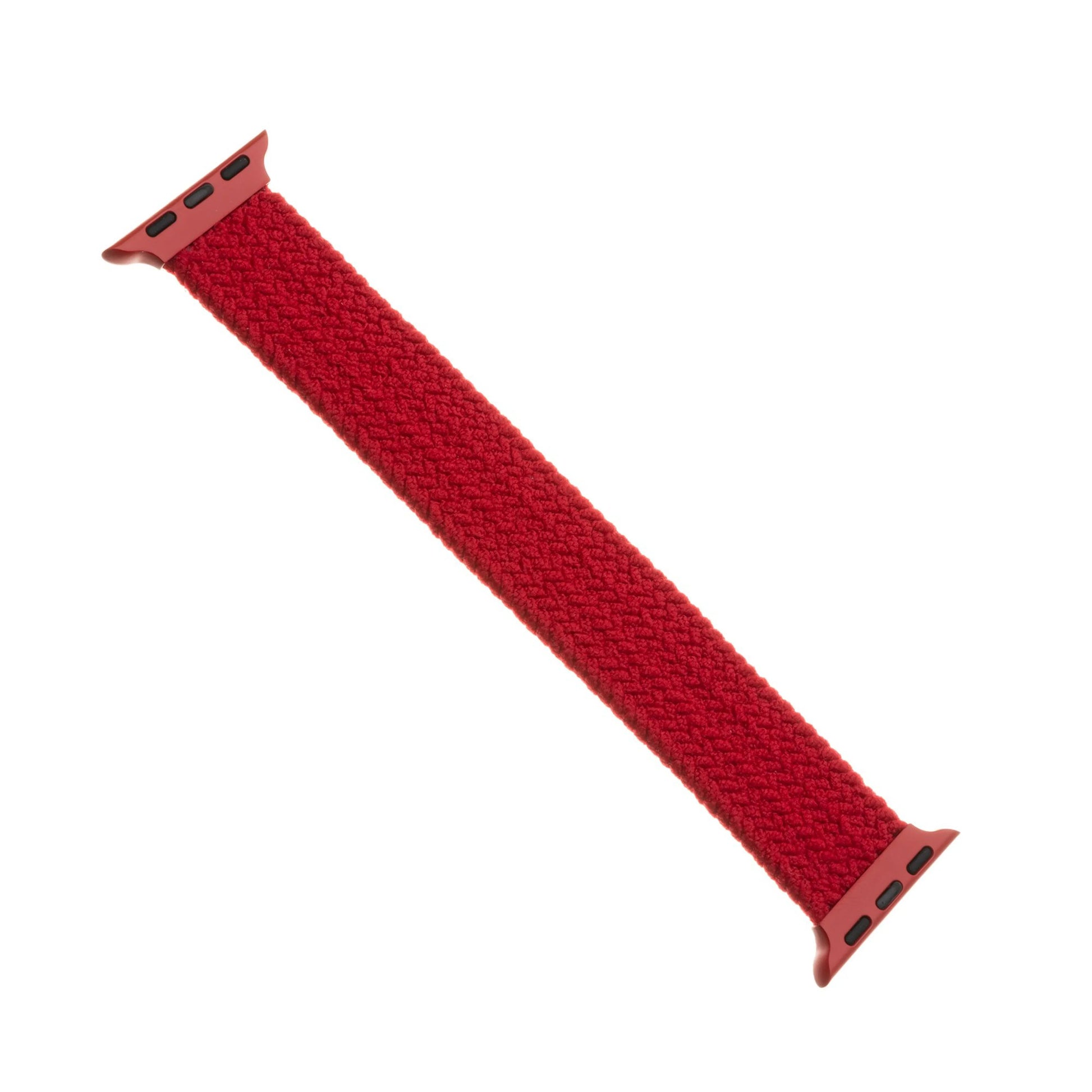Elastický nylonový řemínek FIXED Nylon Strap pro Apple Watch 42/44/45/46/49mm, velikost L, červený - FIXED