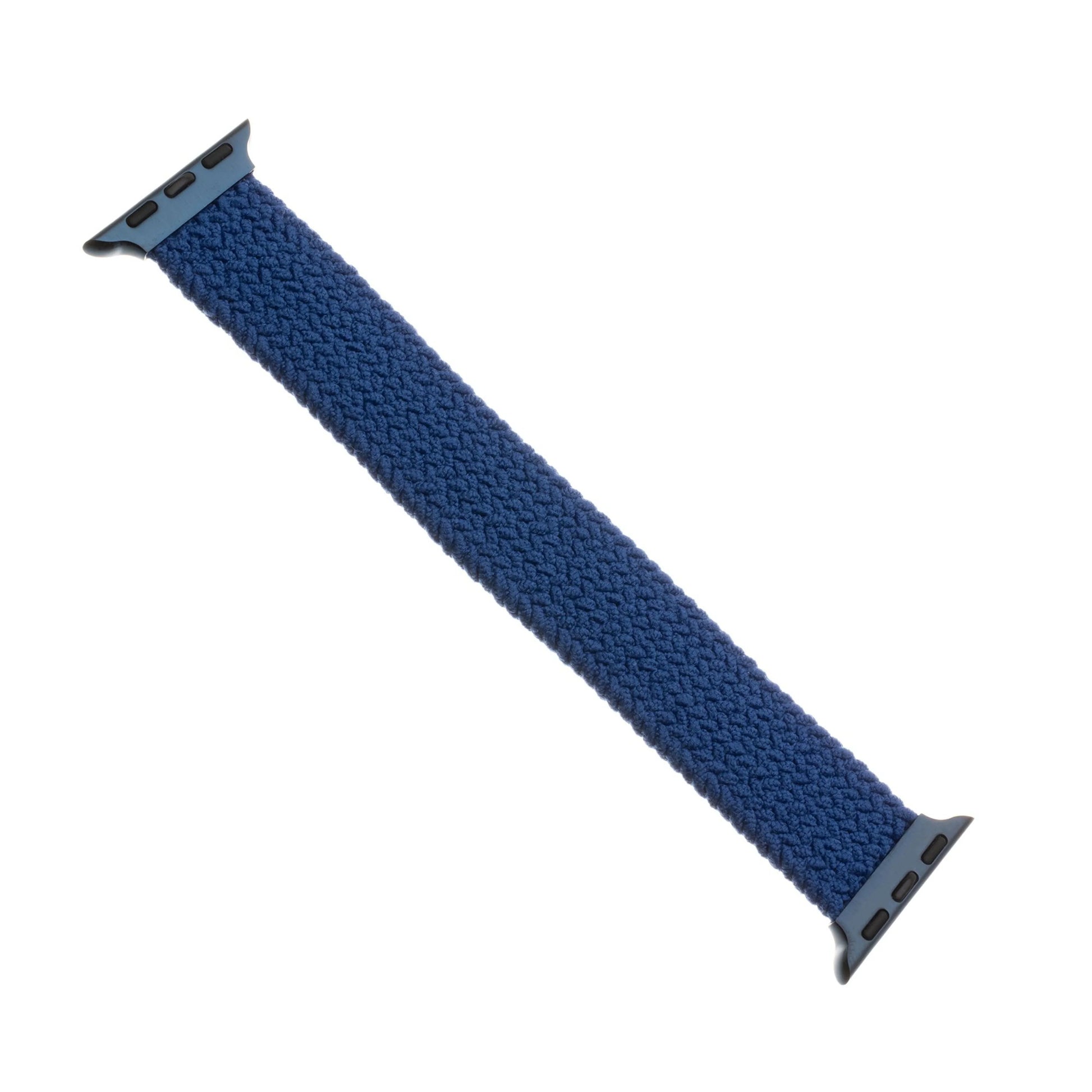 Elastický nylonový řemínek FIXED Nylon Strap pro Apple Watch 38/40/41mm, velikost L, modrý - FIXED