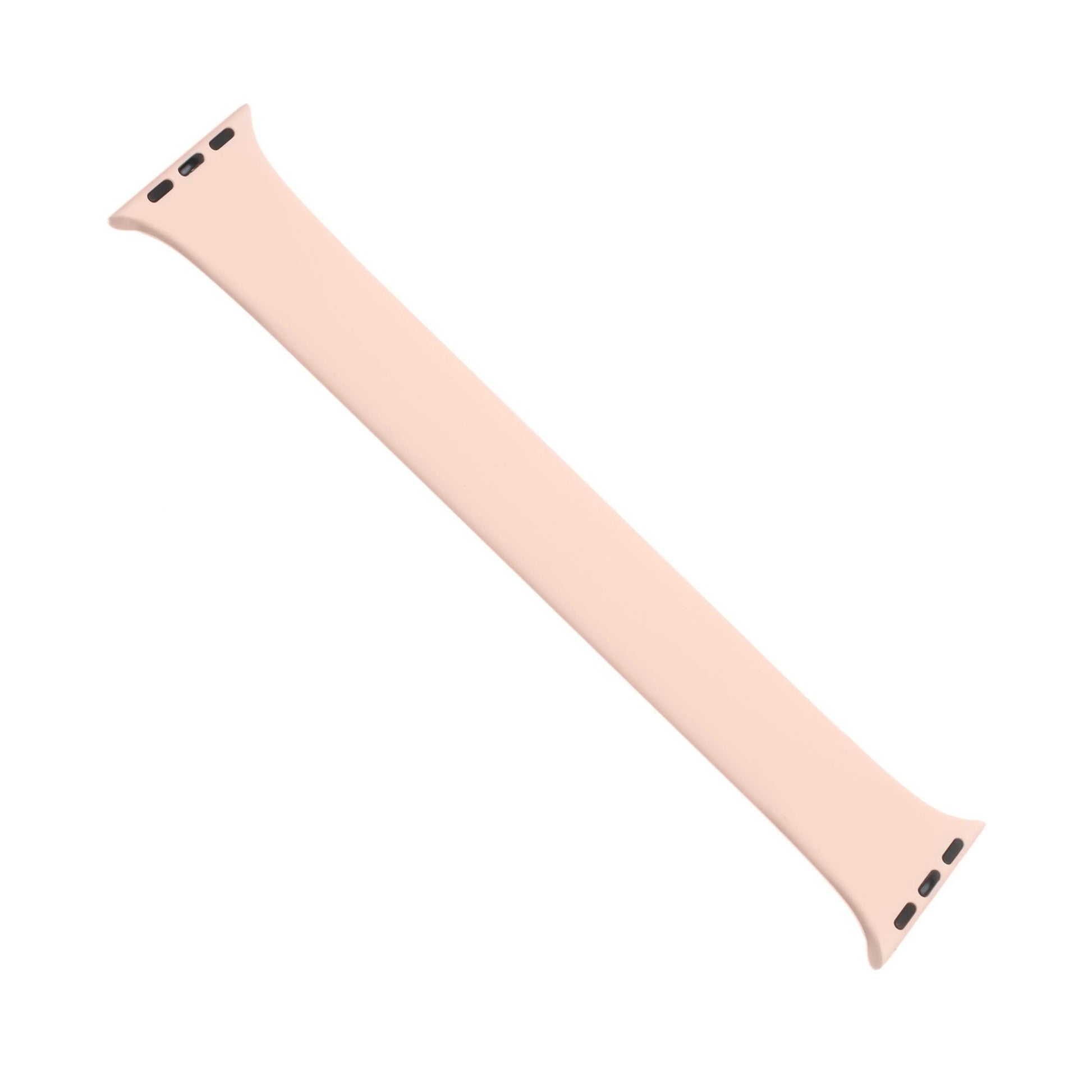 Elastický silikonový řemínek FIXED Silicone Strap pro Apple Watch 42/44/45/46/49mm, velikost XS, růžový - FIXED