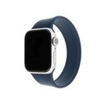 Elastický silikonový řemínek FIXED Silicone Strap pro Apple Watch 38/40/41mm, velikost XL, modrý - FIXED