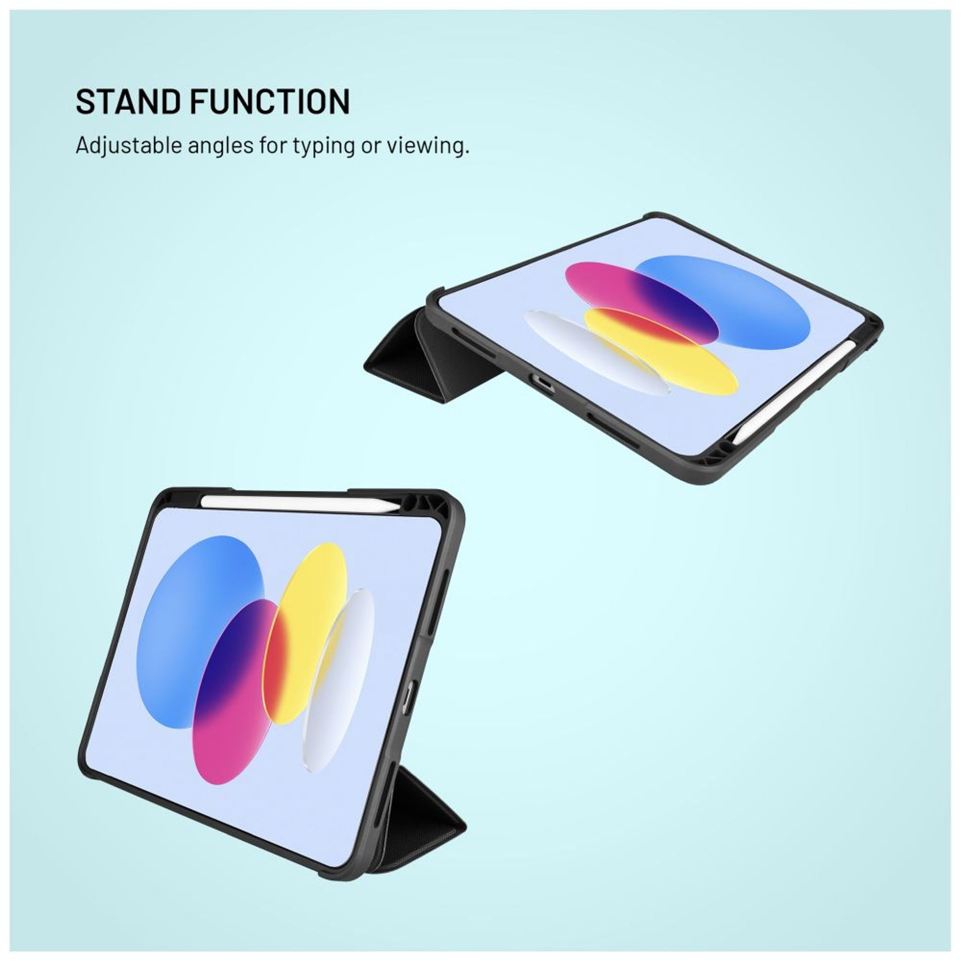 Odolné pouzdro se stojánkem FIXED Enduro pro Apple iPad Pro 11" (2024), černé - FIXED