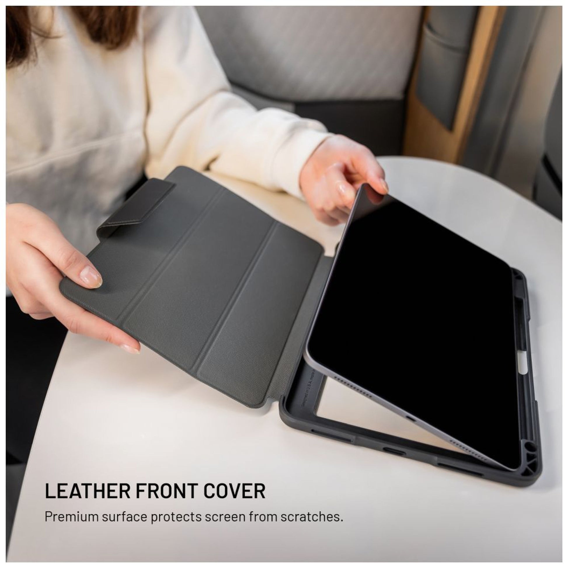 Odolné pouzdro se stojánkem FIXED Enduro pro Apple iPad Pro 11" (2024), černé - FIXED
