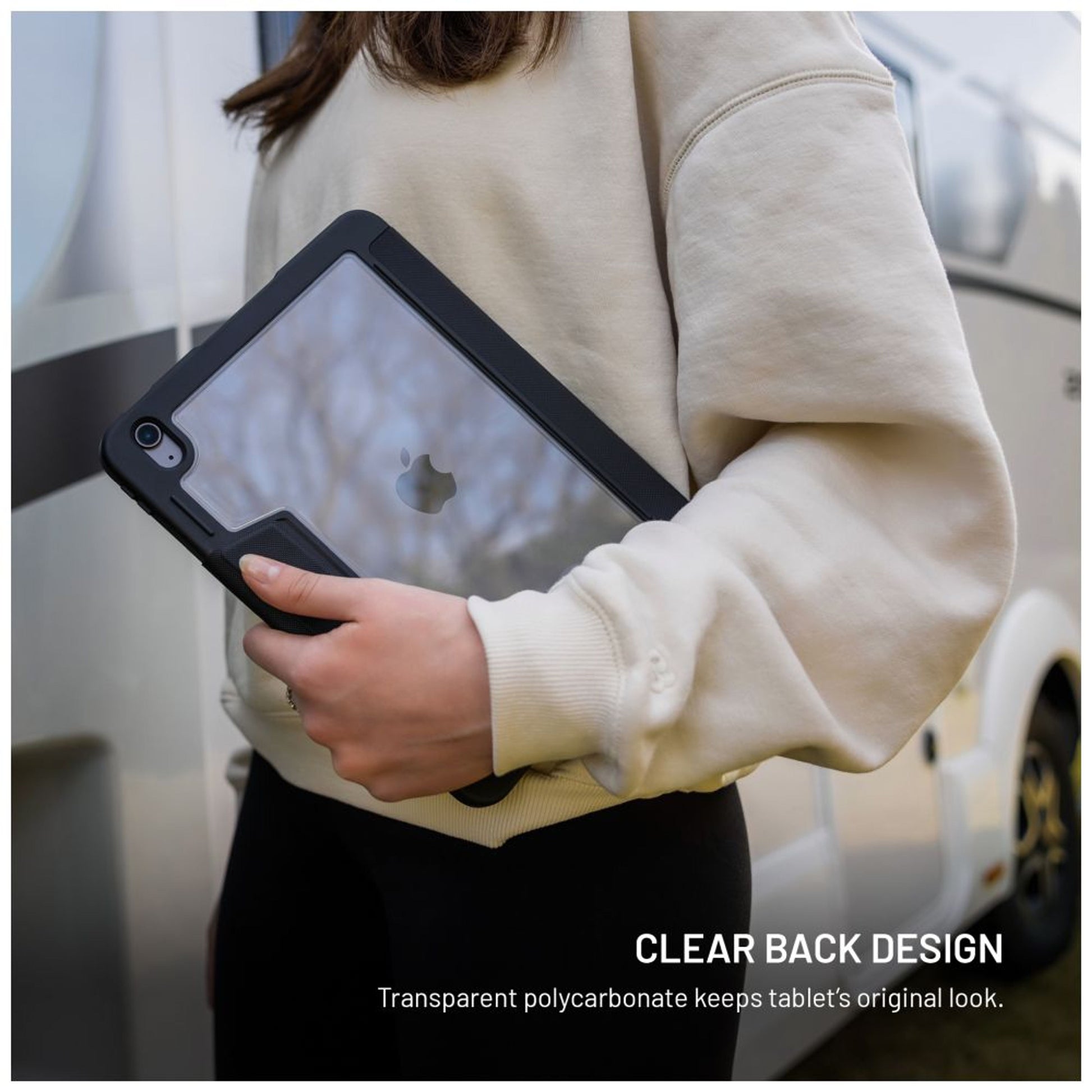 Odolné pouzdro se stojánkem FIXED Enduro pro Apple iPad Pro 12.9" (2018-2022)/iPad Air 13" (2024/2025), černé - FIXED