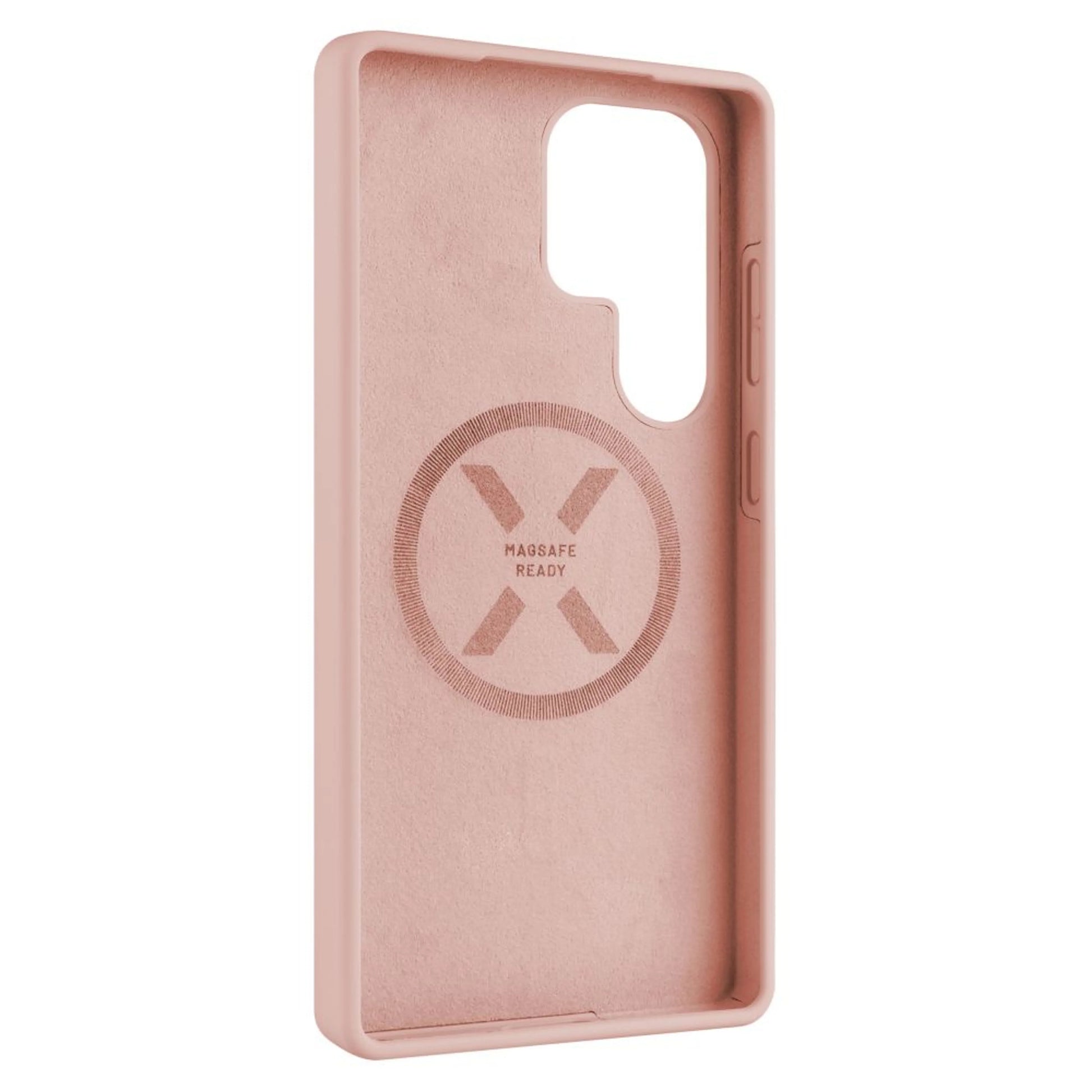 Zadní kryt FIXED MagFlow s podporou MagSafe pro Samsung Galaxy S25 Ultra, růžový - FIXED