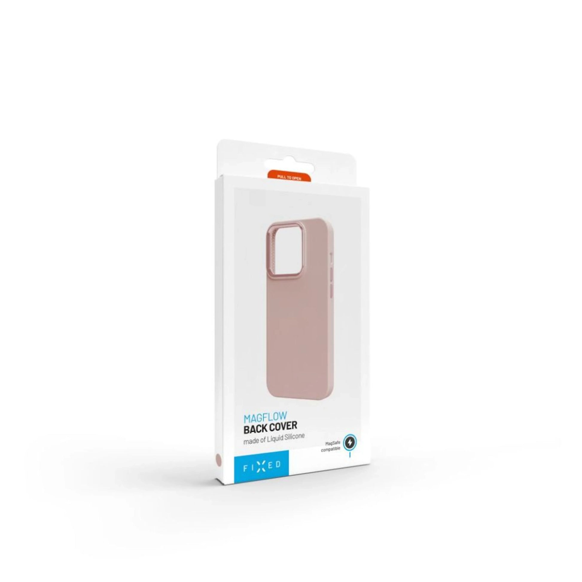 Zadní kryt FIXED MagFlow s podporou MagSafe pro Apple iPhone 15 Pro, růžový - FIXED