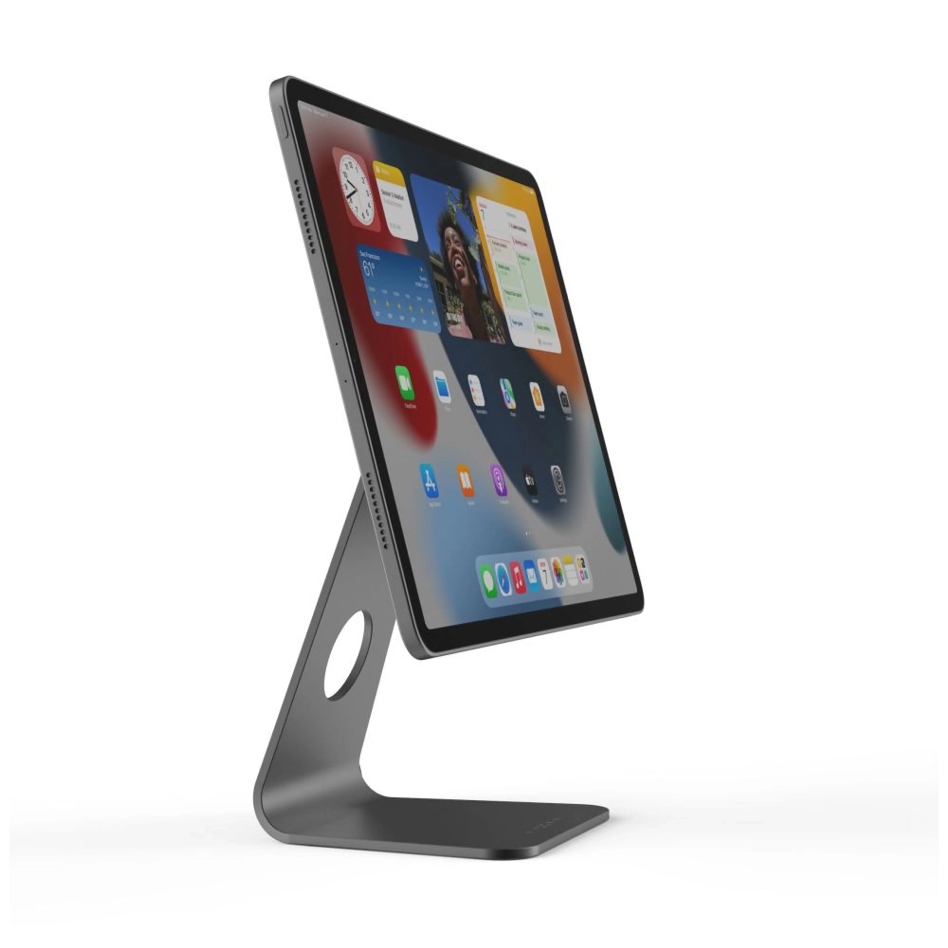Hliníkový magnetický stojánek FIXED Frame pro Apple iPad Pro 11" (2018-2022) a iPad Air (2020/2022/2024), space gray - FIXED