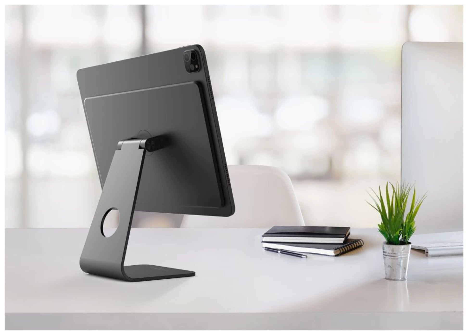 Hliníkový magnetický stojánek FIXED Frame pro Apple iPad Pro 11" (2018-2022) a iPad Air (2020/2022/2024), space gray - FIXED