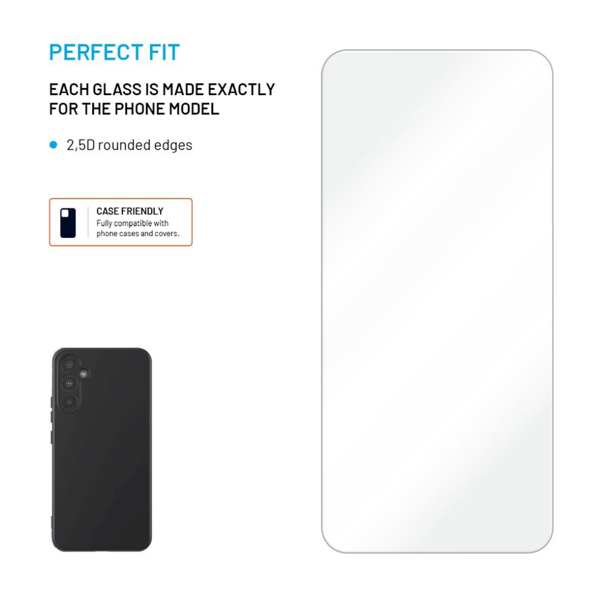 Twarda szyba ochronna FIXED do Samsung Galaxy A36 5G/A56 5G, przezroczysta - FIXED