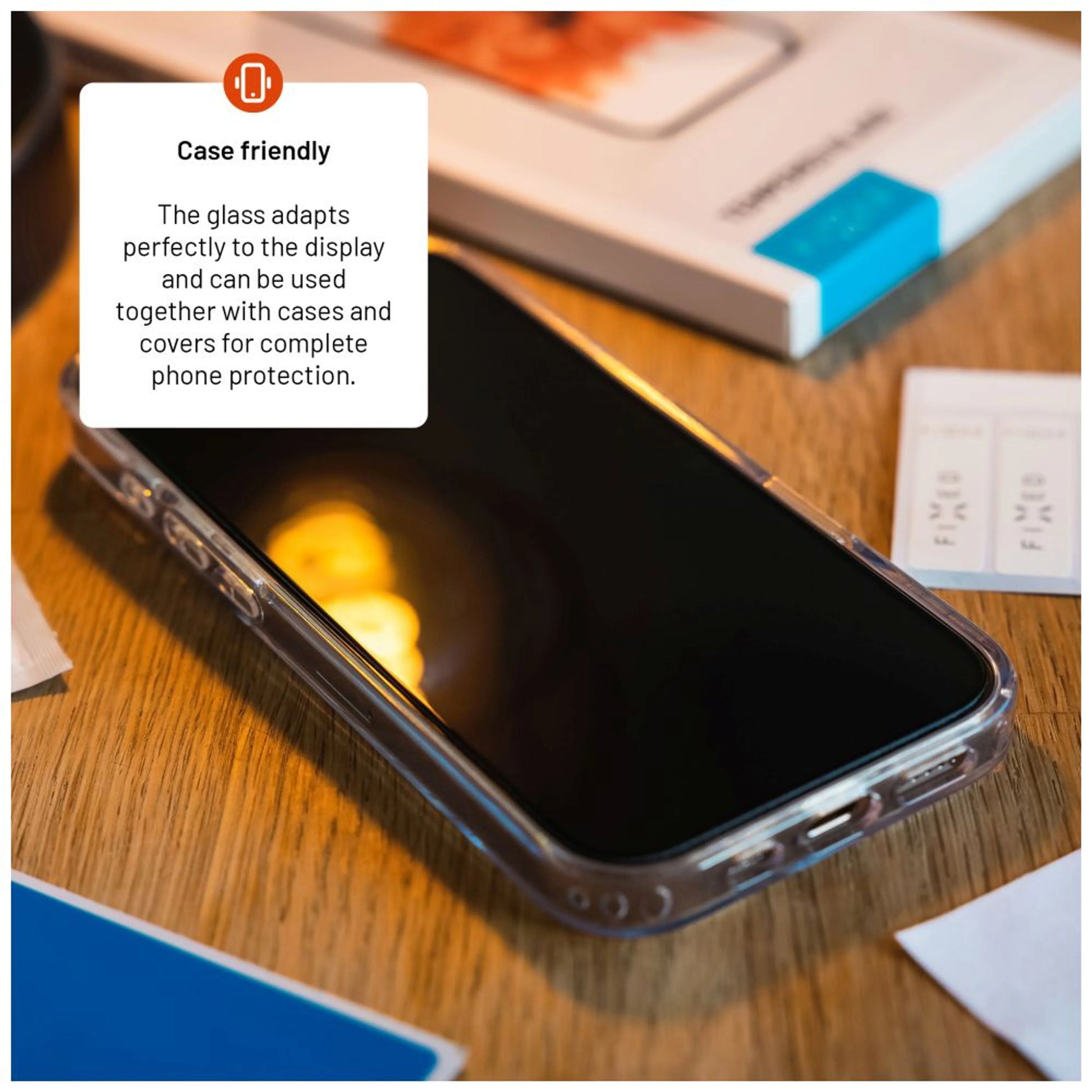 Twarda szyba ochronna FIXED do Xiaomi Redmi Note 14 5G/POCO M7 Pro 5G, przezroczysta - FIXED