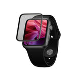 Ochranné tvrzené sklo FIXED 3D Full-Cover pro Apple Watch 40mm s aplikátorem, s lepením přes celý displej, černé - FIXED