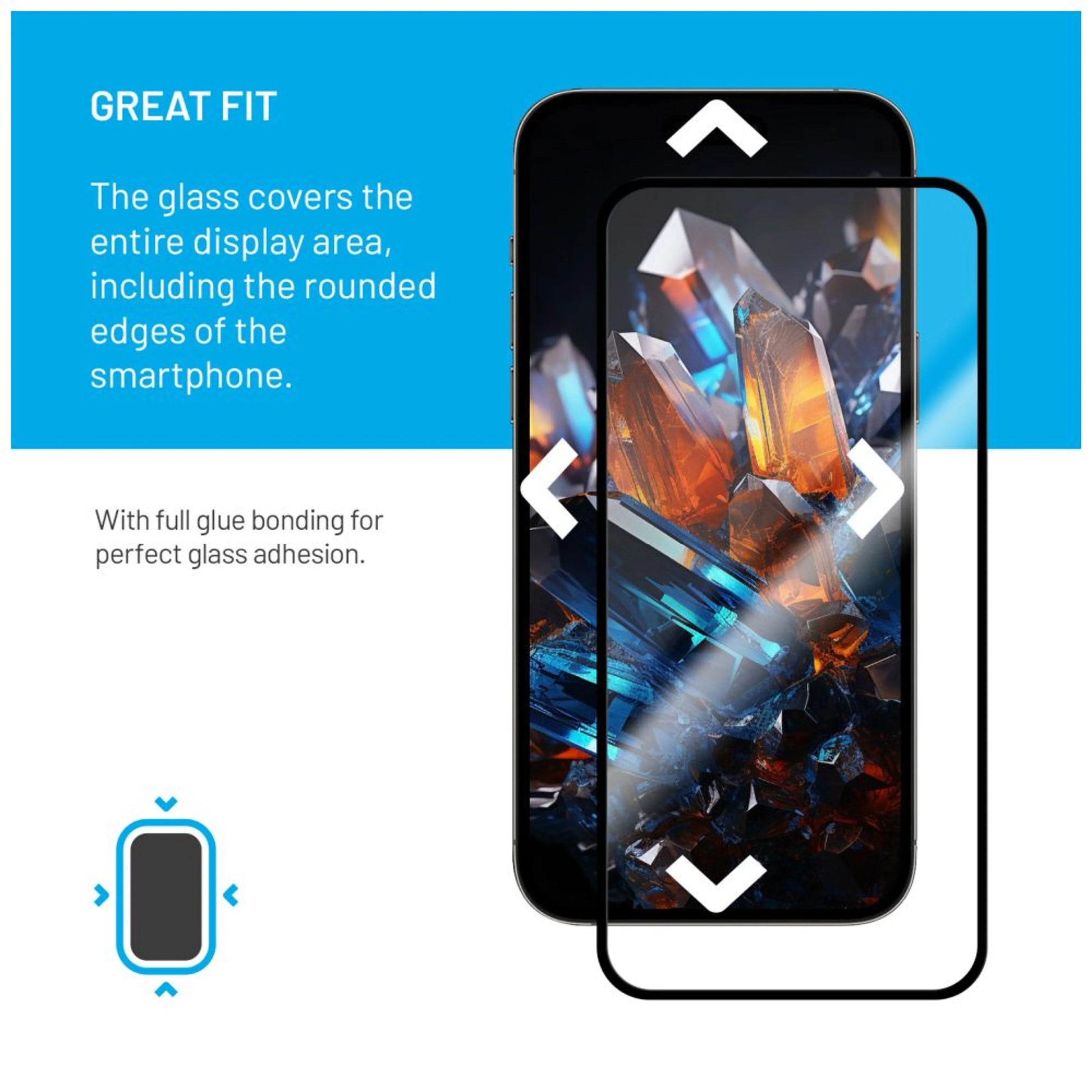 Wysokiej jakości hartowane szkło ochronne FIXED Armor z aplikatorem do Apple iPhone 7/8/SE (2020/2022), czarne - FIXED