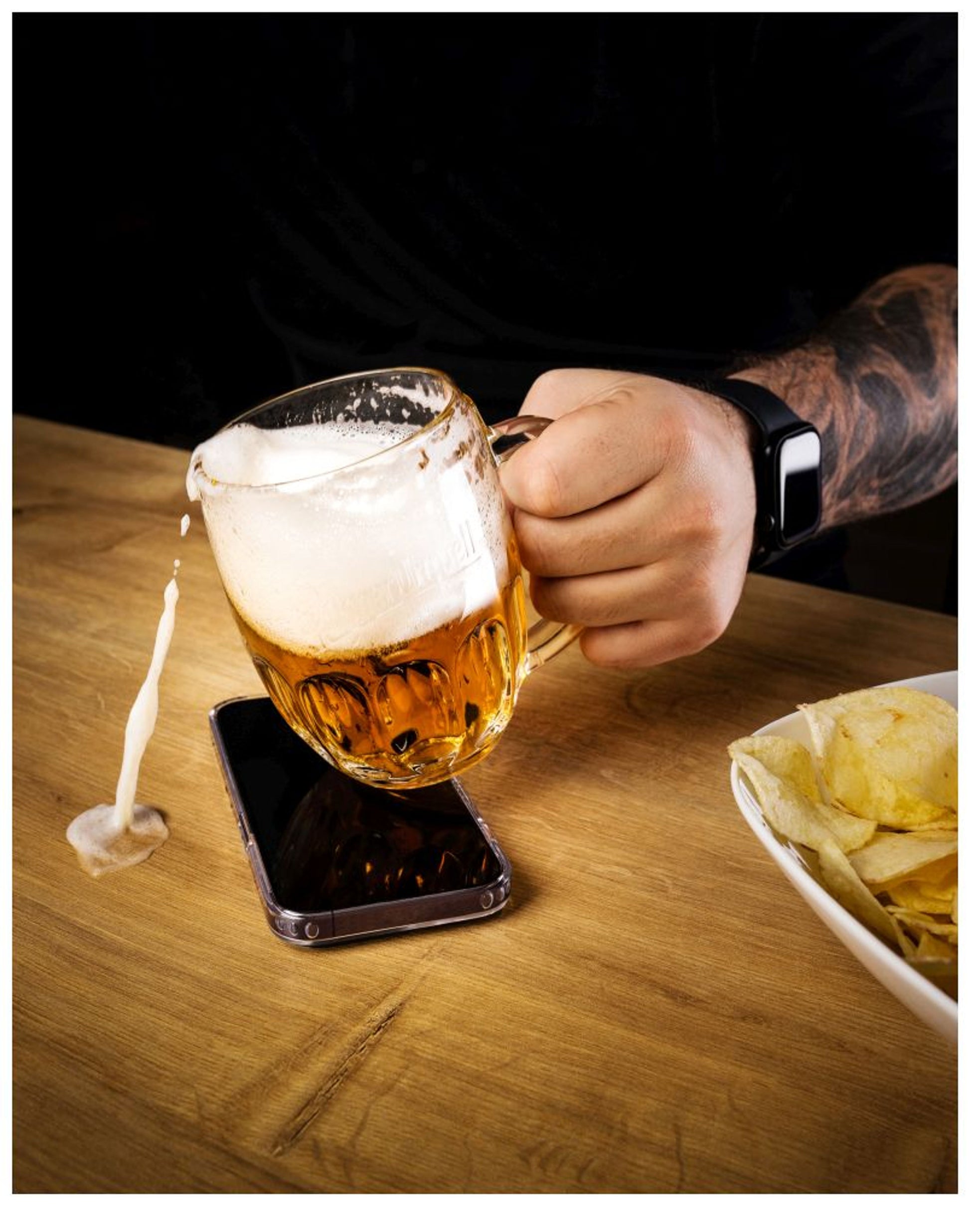 Prémiové ochranné tvrzené sklo FIXED Armor s aplikátorem pro Samsung Galaxy S24 Ultra, černé - FIXED