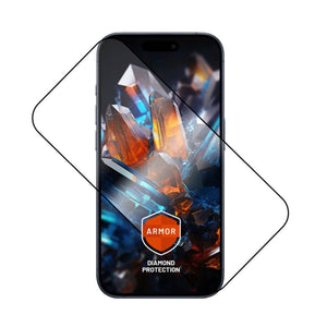 Ultra odolné tvrzené sklo FIXED Armor s Anti-dust aplikátorem a AR vrstvou pro Apple iPhone 17 Pro Max, černé - FIXED
