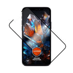 Ultra odolné tvrzené sklo FIXED Armor s Anti-dust aplikátorem a AR vrstvou pro Apple iPhone 13/13Pro/14/16e, černé - FIXED