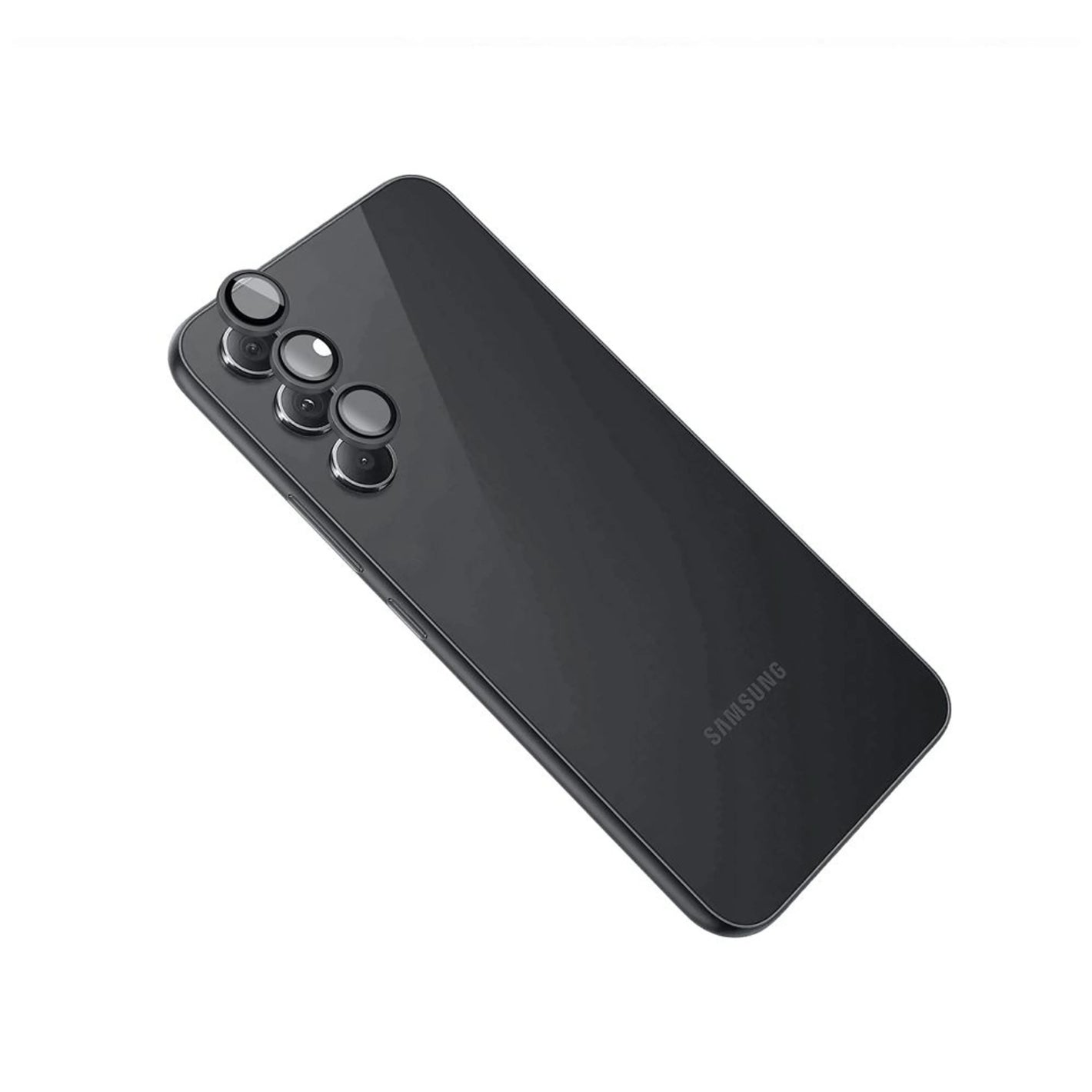 Ochranná skla čoček fotoaparátů FIXED Camera Glass pro Samsung Galaxy A54 5G, černá - FIXED