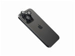 Ochranná skla čoček fotoaparátů FIXED Camera Glass pro Apple iPhone 15 Pro/15 Pro Max, space gray - FIXED