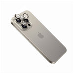 Ochranná skla čoček fotoaparátů FIXED Camera Glass pro Apple iPhone 16 Pro/16 Pro Max, přírodní titan - FIXED