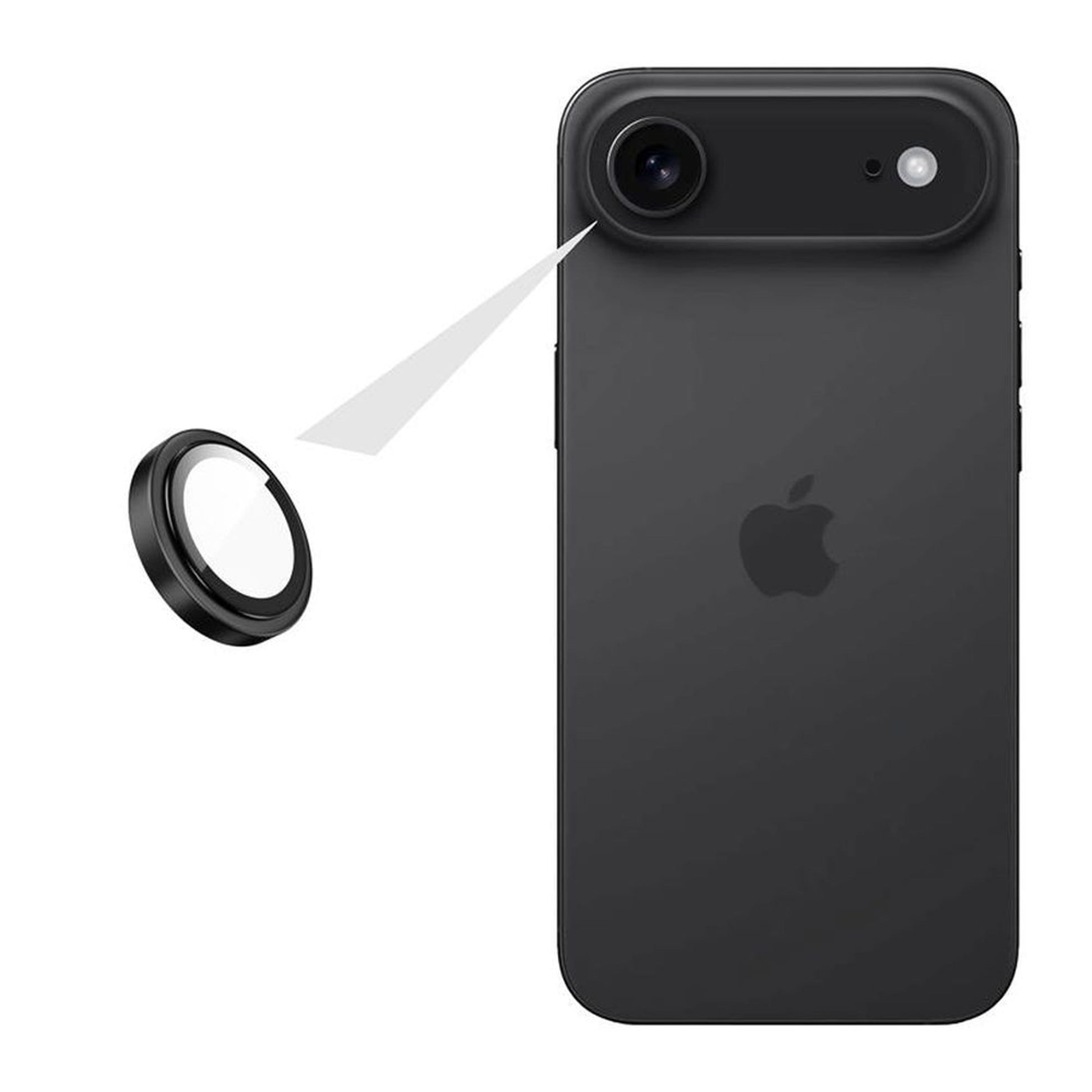 Szkła ochronne do obiektywów aparatów FIXED Armor Camera Glass do Apple iPhone 17 Air, czarne - FIXED