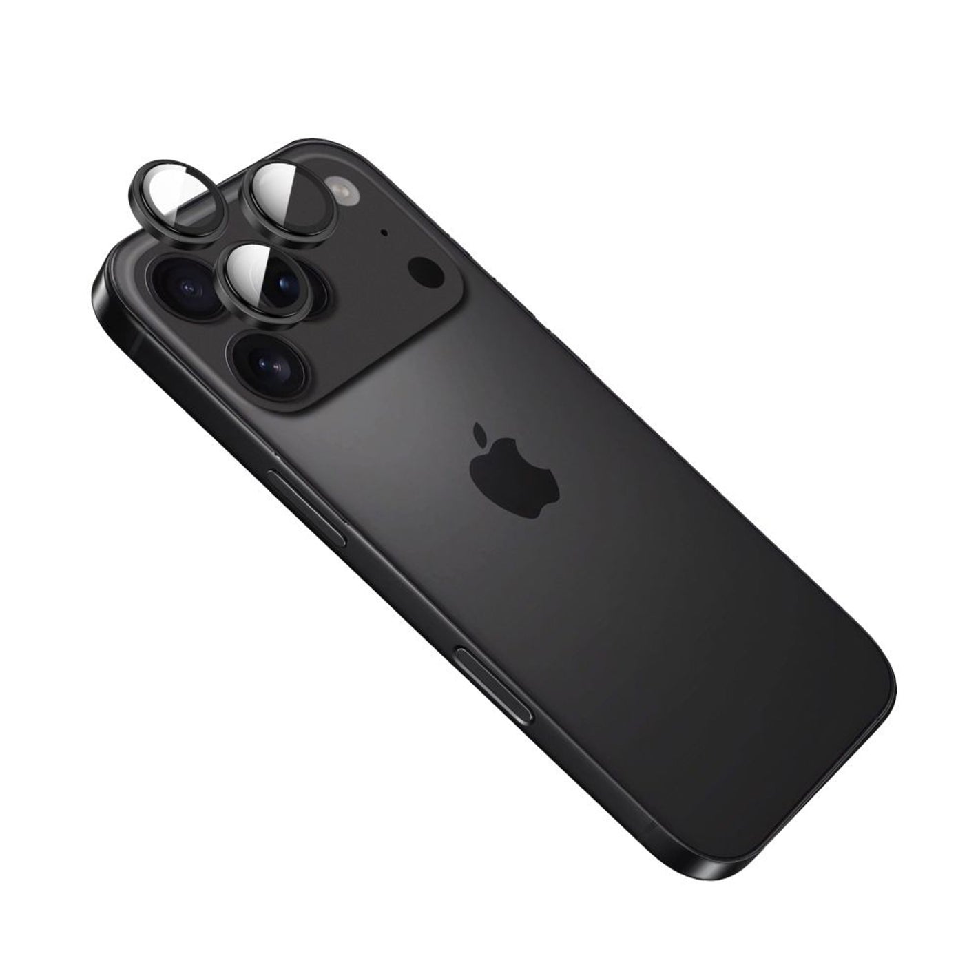 Ochranná skla čoček fotoaparátů FIXED Armor Camera Glass pro Apple iPhone 17 Pro/Pro Max, černá - FIXED