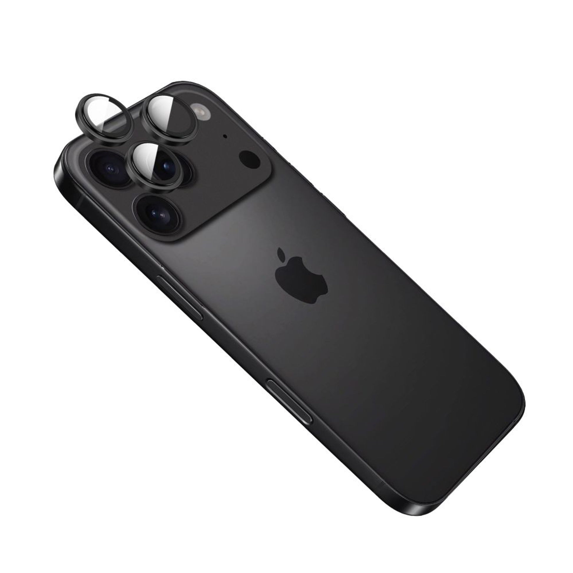 Ochranná skla čoček fotoaparátů FIXED Armor Camera Glass pro Apple iPhone 17 Pro/Pro Max, černá - FIXED