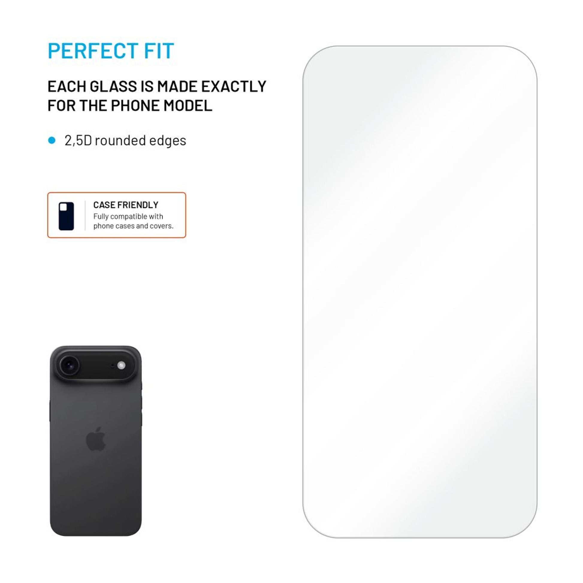 Tvrzené sklo FIXED pro Apple iPhone 17 Air, 2ks, čiré - FIXED