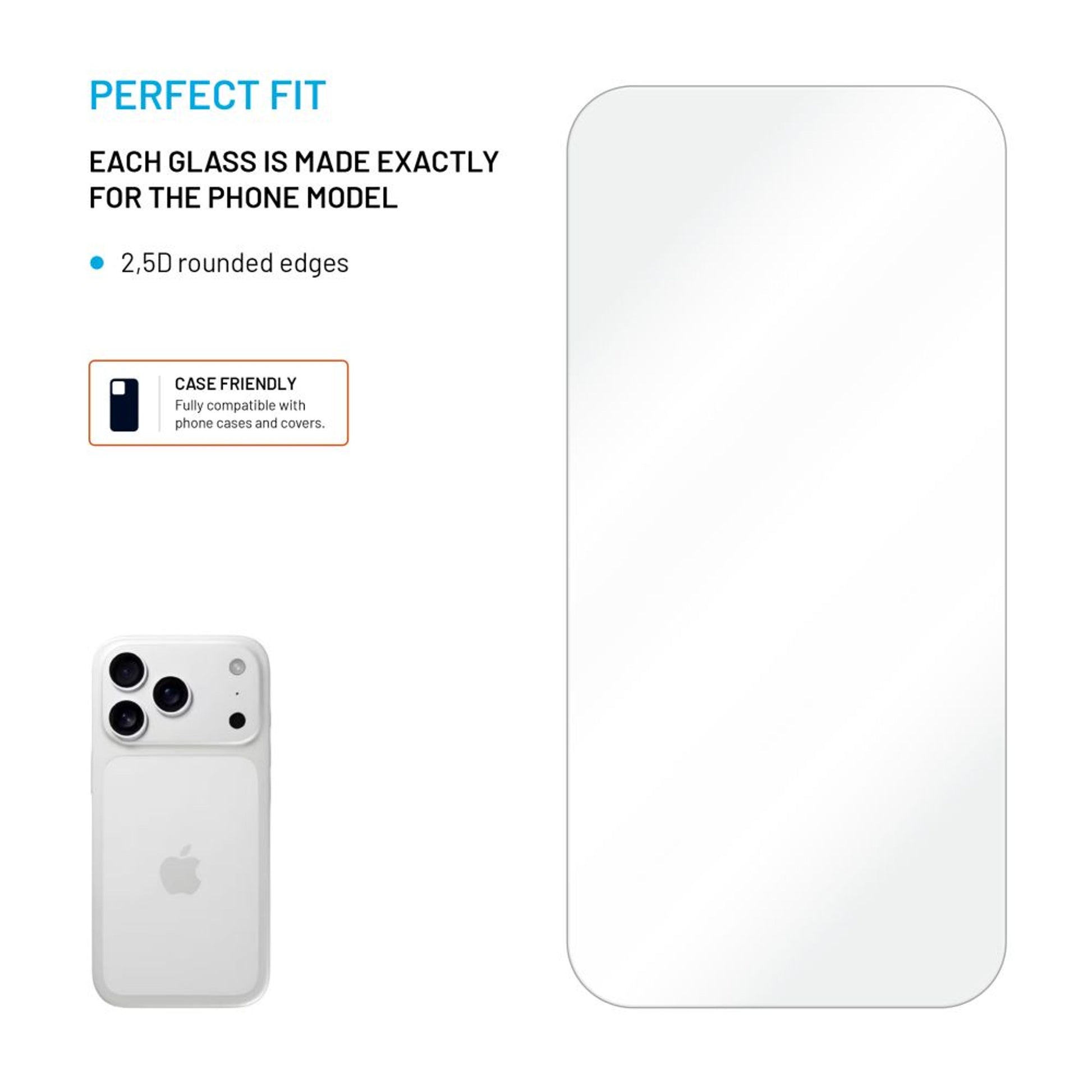 Tvrzené sklo FIXED pro Apple iPhone 17 Pro, 2ks, čiré - FIXED