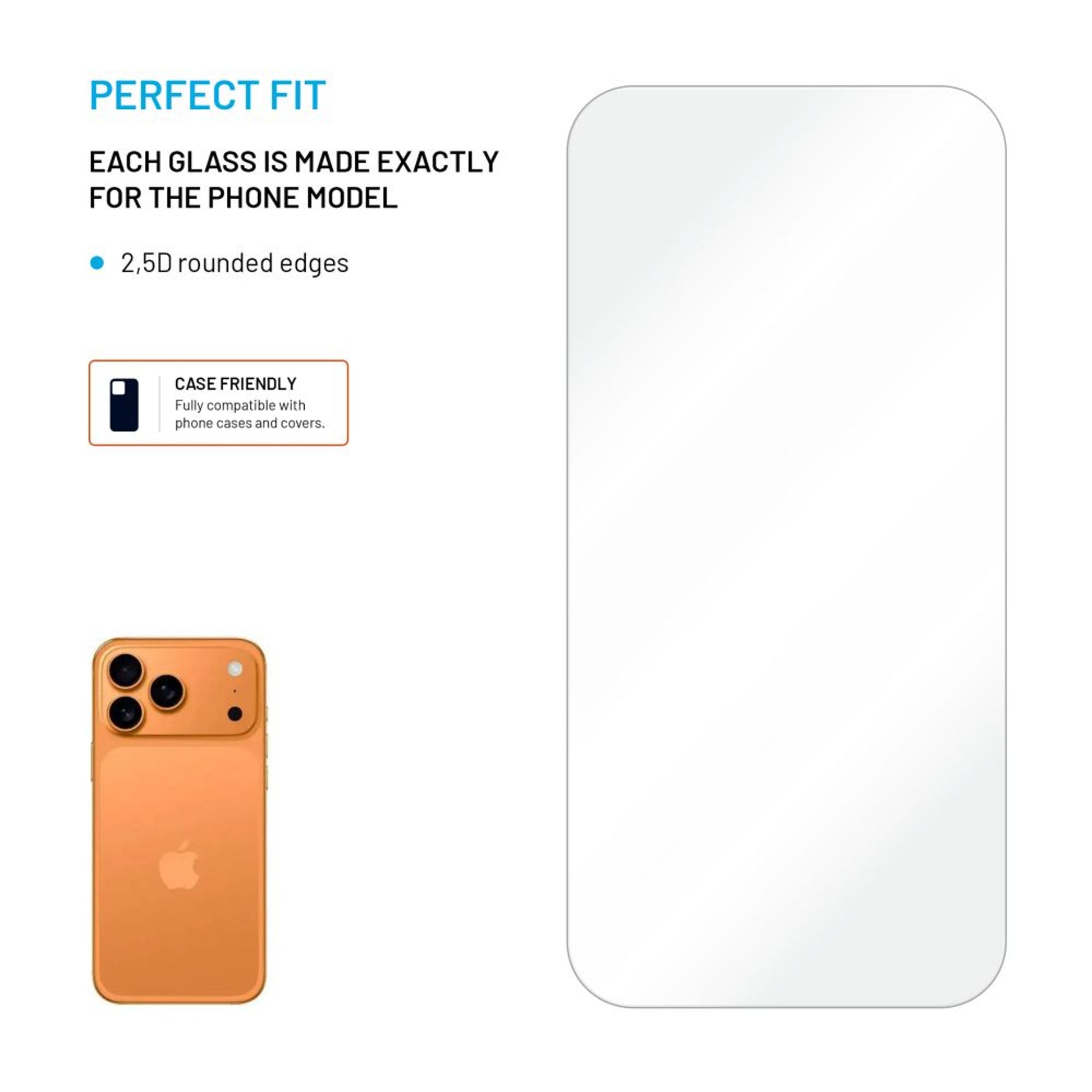 Tvrzené sklo FIXED pro Apple iPhone 17 Pro Max, 2ks, čiré - FIXED
