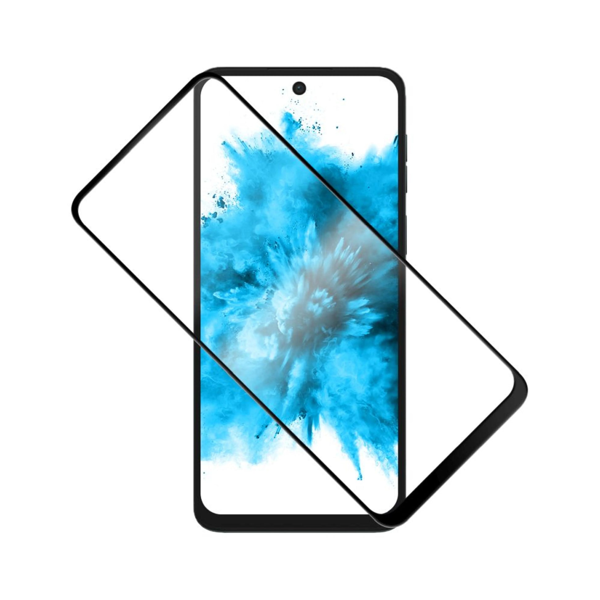Twarda szyba ochronna FIXED Full-Cover do Motorola Moto G55 5G, czarna - FIXED