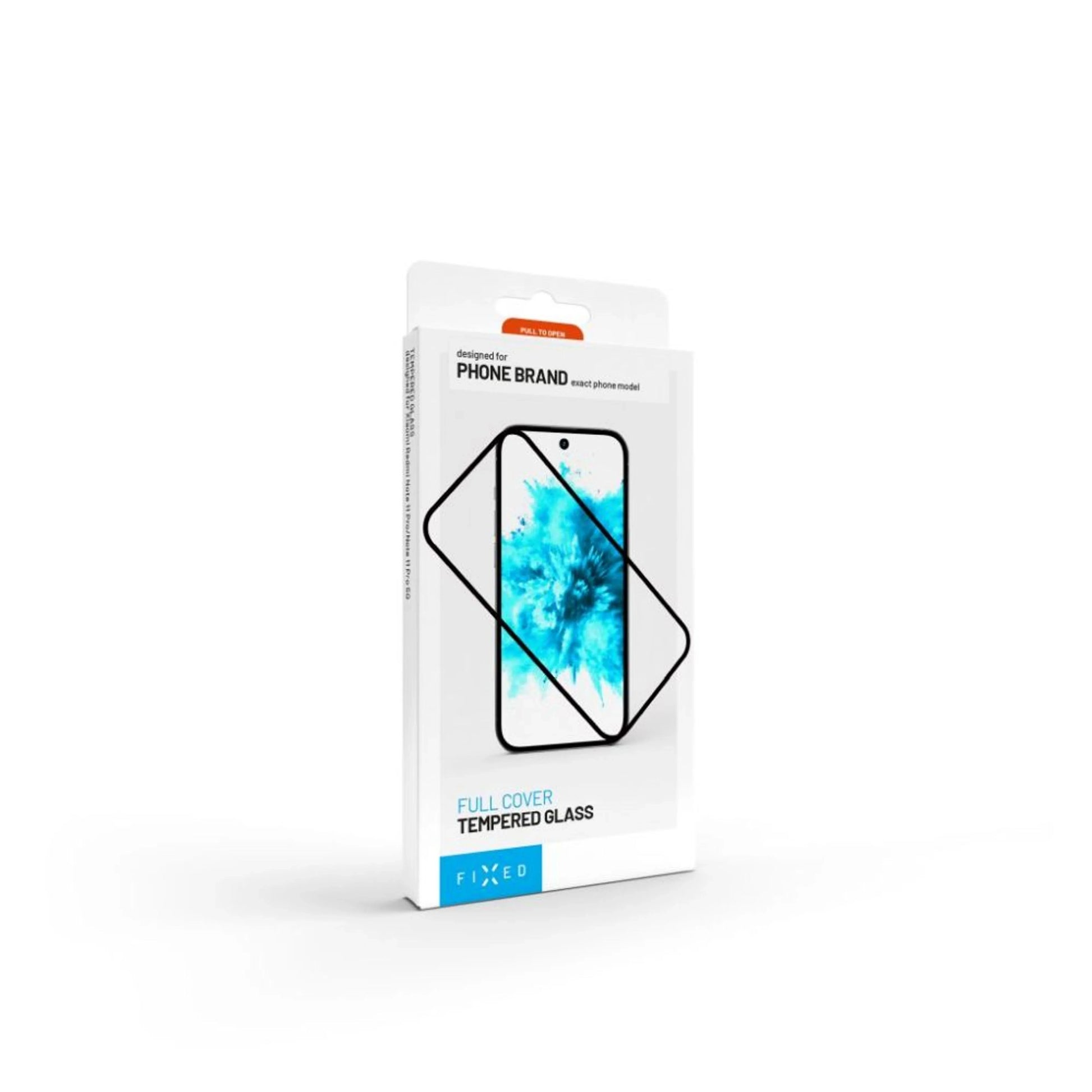 Twarda szyba ochronna FIXED Full-Cover do Motorola Moto G55 5G, czarna - FIXED