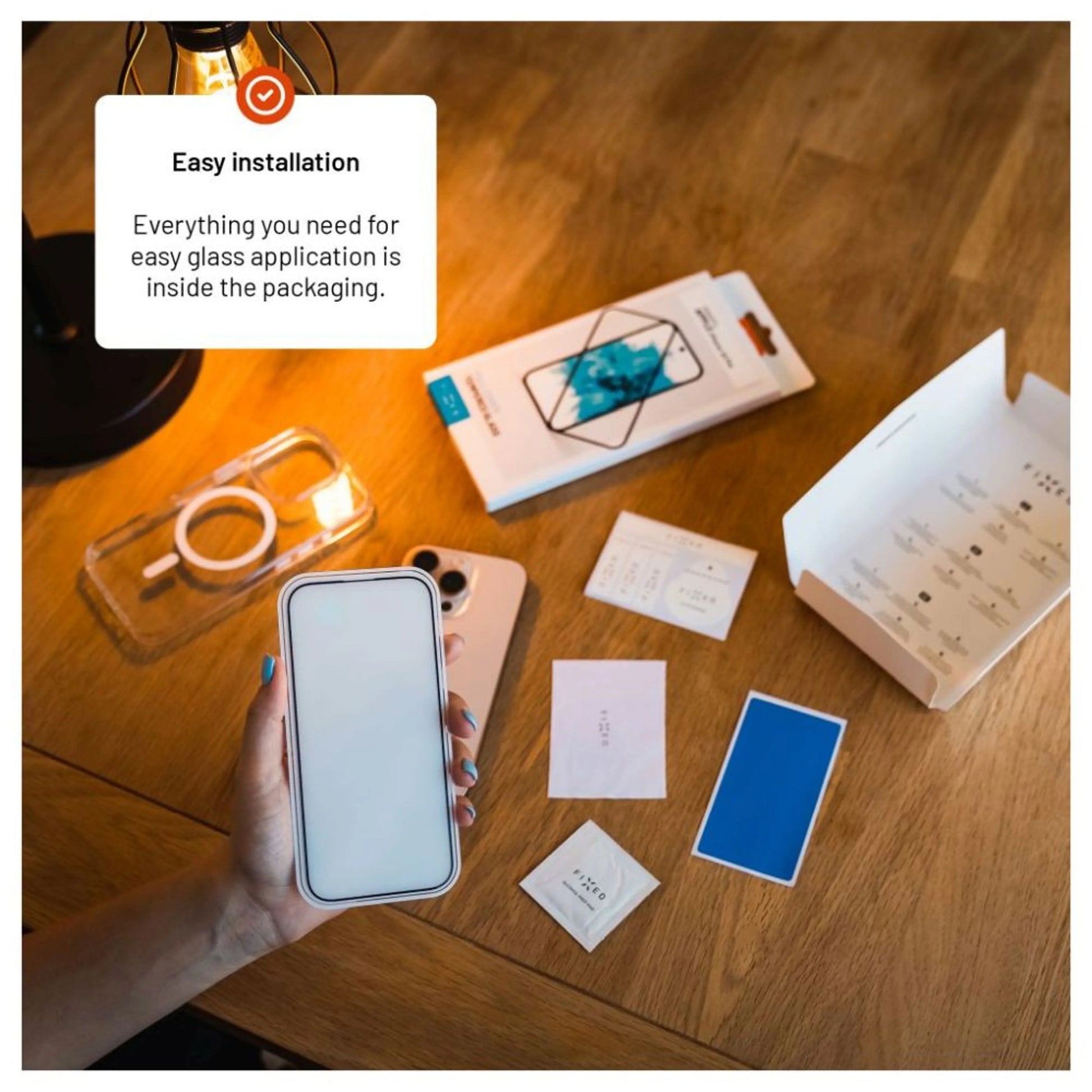 Ochranné tvrzené sklo FIXED Full-Cover pro Tecno Spark 30C, černé - FIXED