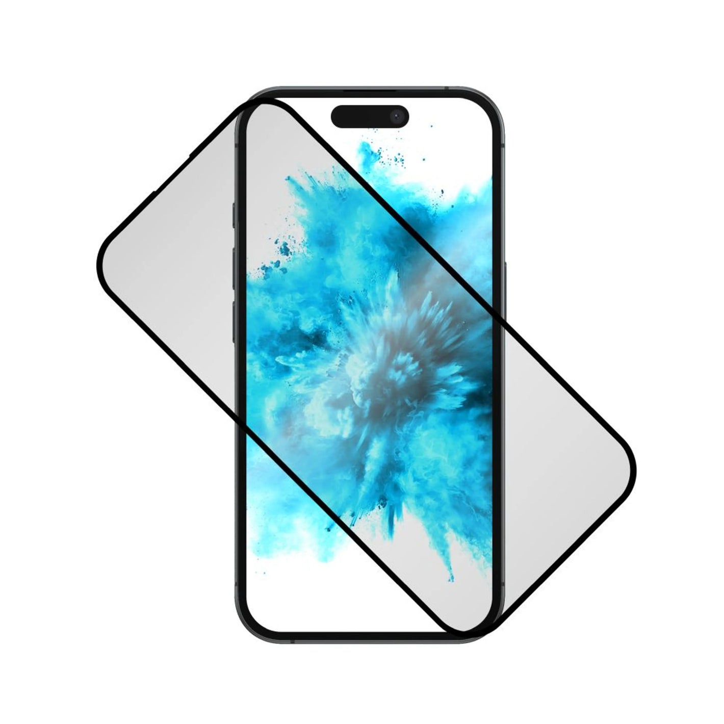 Twarda szyba ochronna FIXED Privacy Full-Cover do Apple iPhone 16, naklejana na cały wyświetlacz, czarna - FIXED