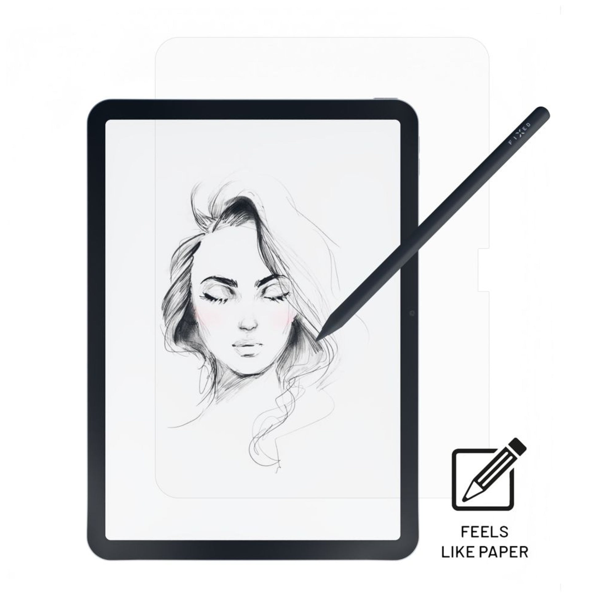 Ochranné tvrzené sklo FIXED PaperGlass Screen Protector pro Apple iPad Pro 11" (2024), čiré - FIXED