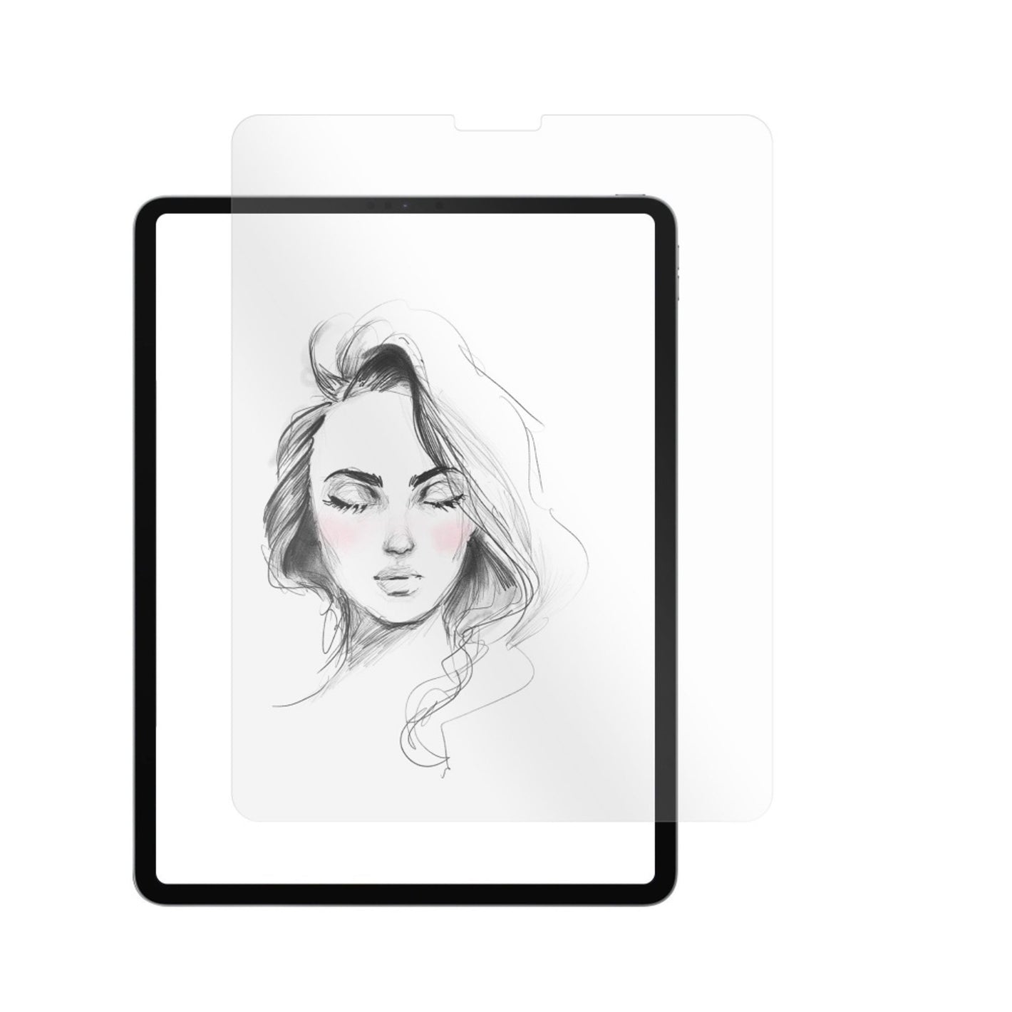 Twarda, hartowana folia ochronna FIXED PaperGlass Screen Protector do Apple iPad Pro 12,9" (2018/2020/2021/2022), przezroczysta - FIXED