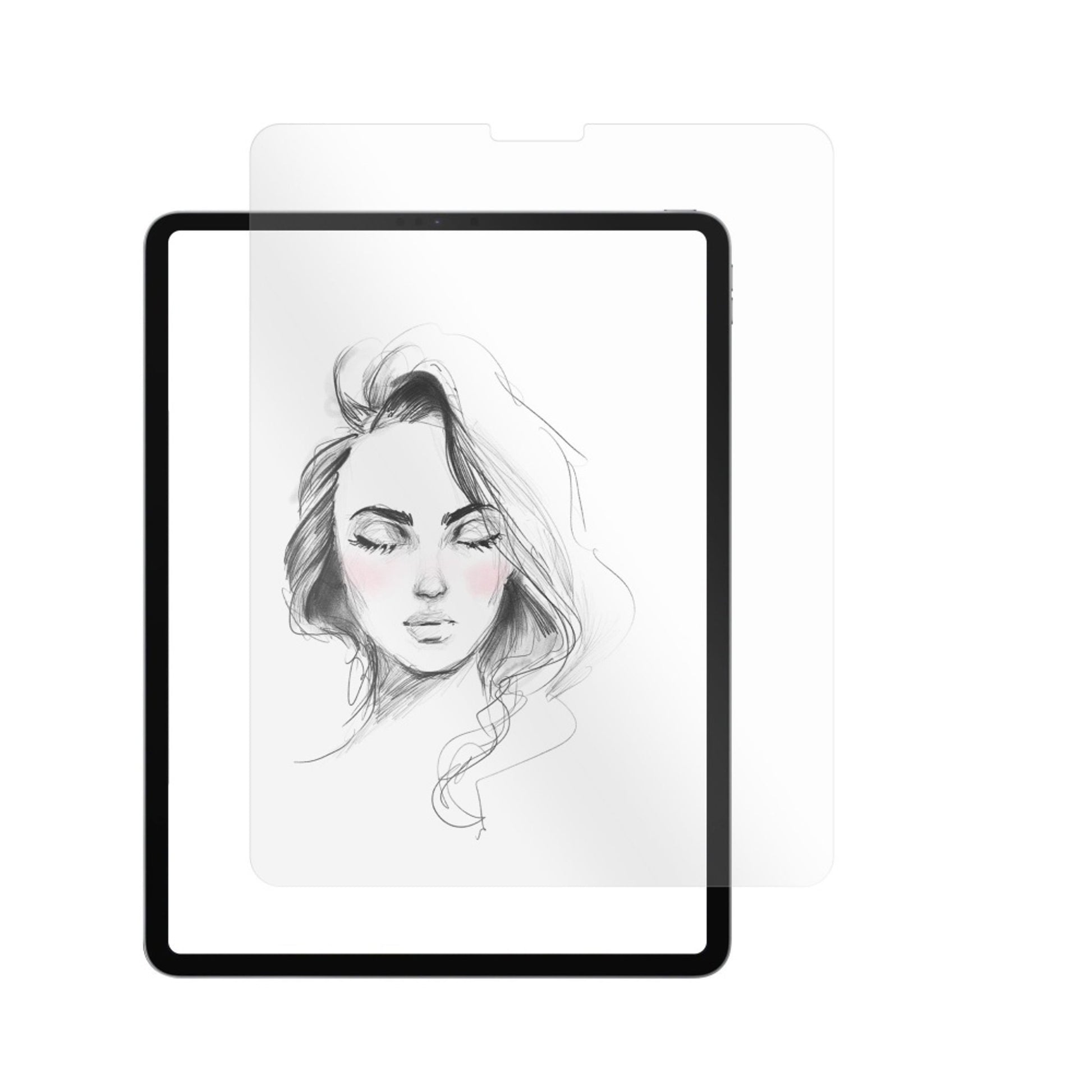 Twarda, hartowana folia ochronna FIXED PaperGlass Screen Protector do Apple iPad Pro 12,9" (2018/2020/2021/2022), przezroczysta - FIXED