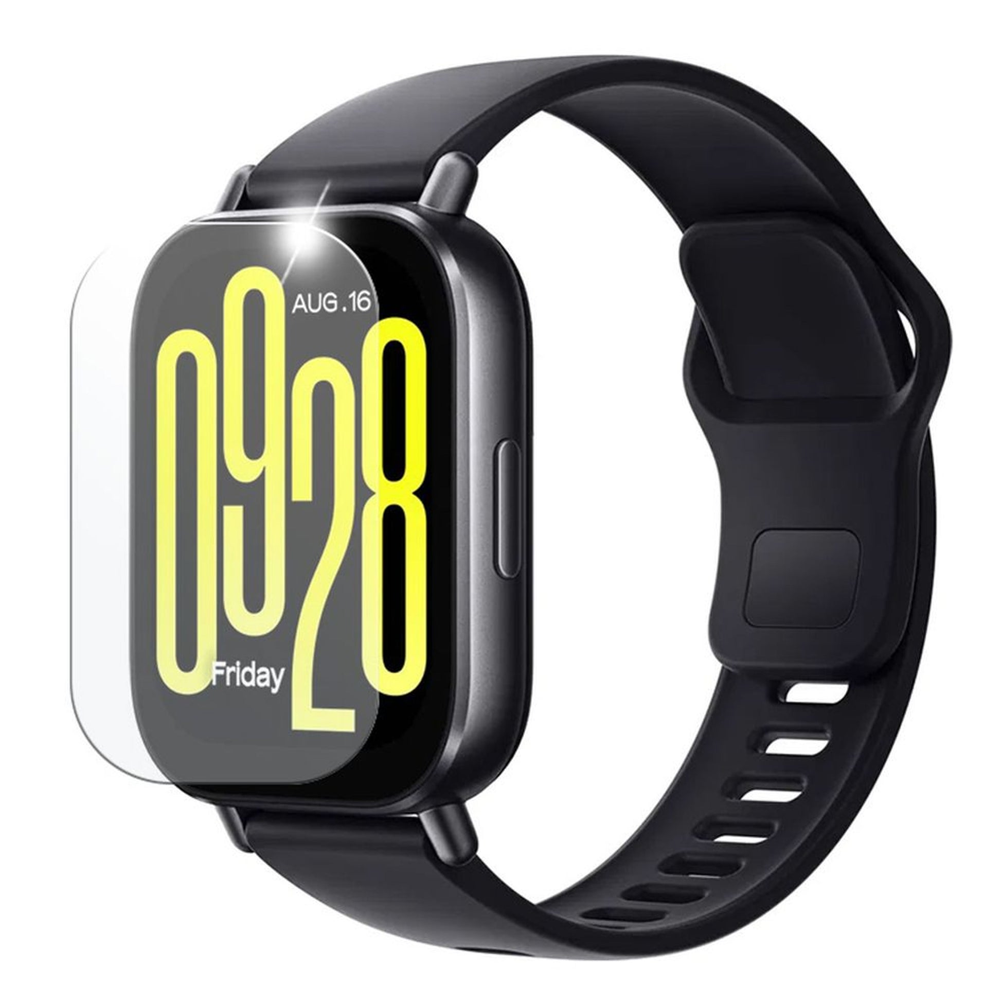 Hartowane szkło ochronne FIXED do smartwatcha Xiaomi Redmi Watch 5 Active, 2 sztuki w opakowaniu, przezroczyste - FIXED