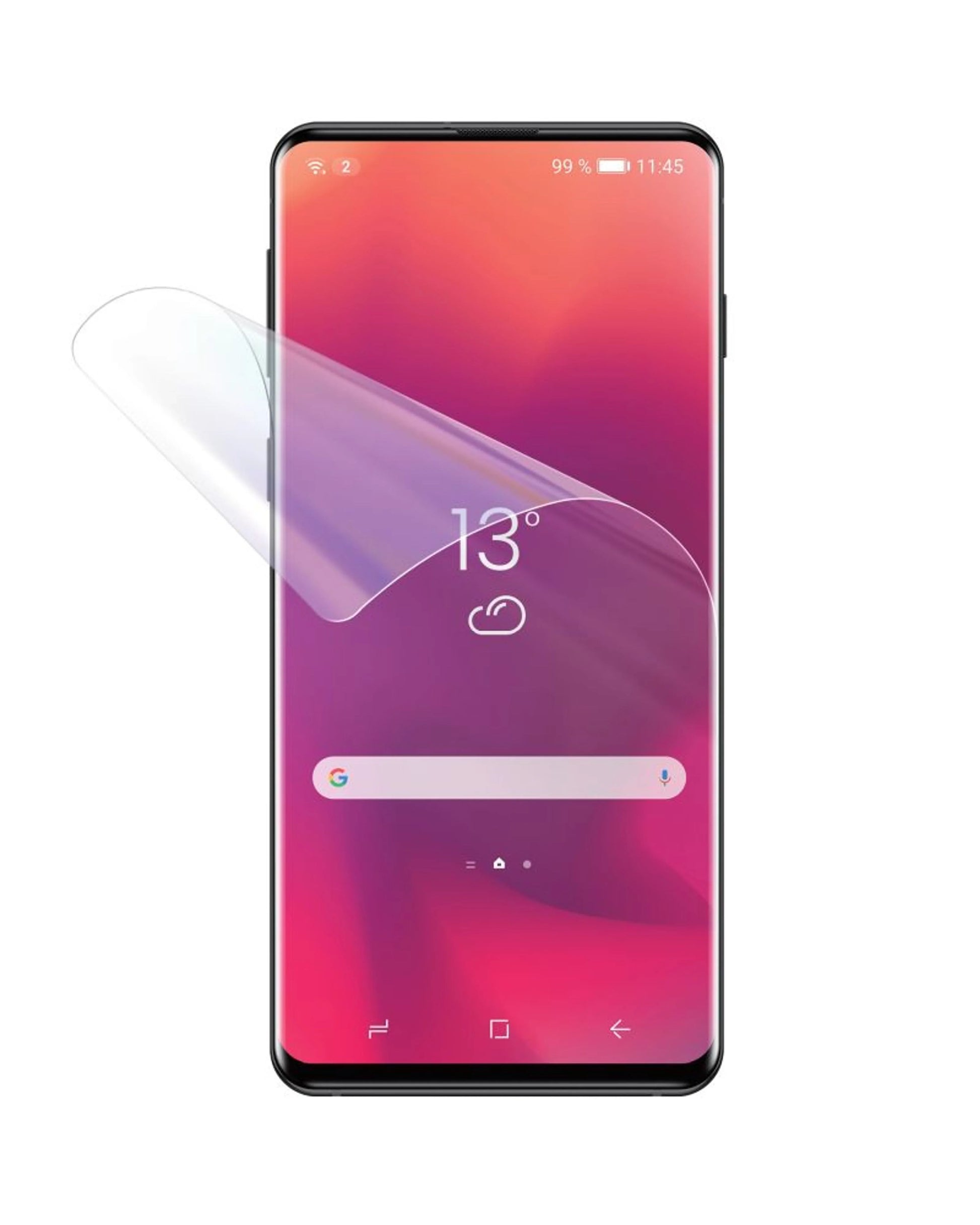 TPU folie na displej FIXED Invisible Protector pro Vivo V30 5G, 2ks v balení - FIXED