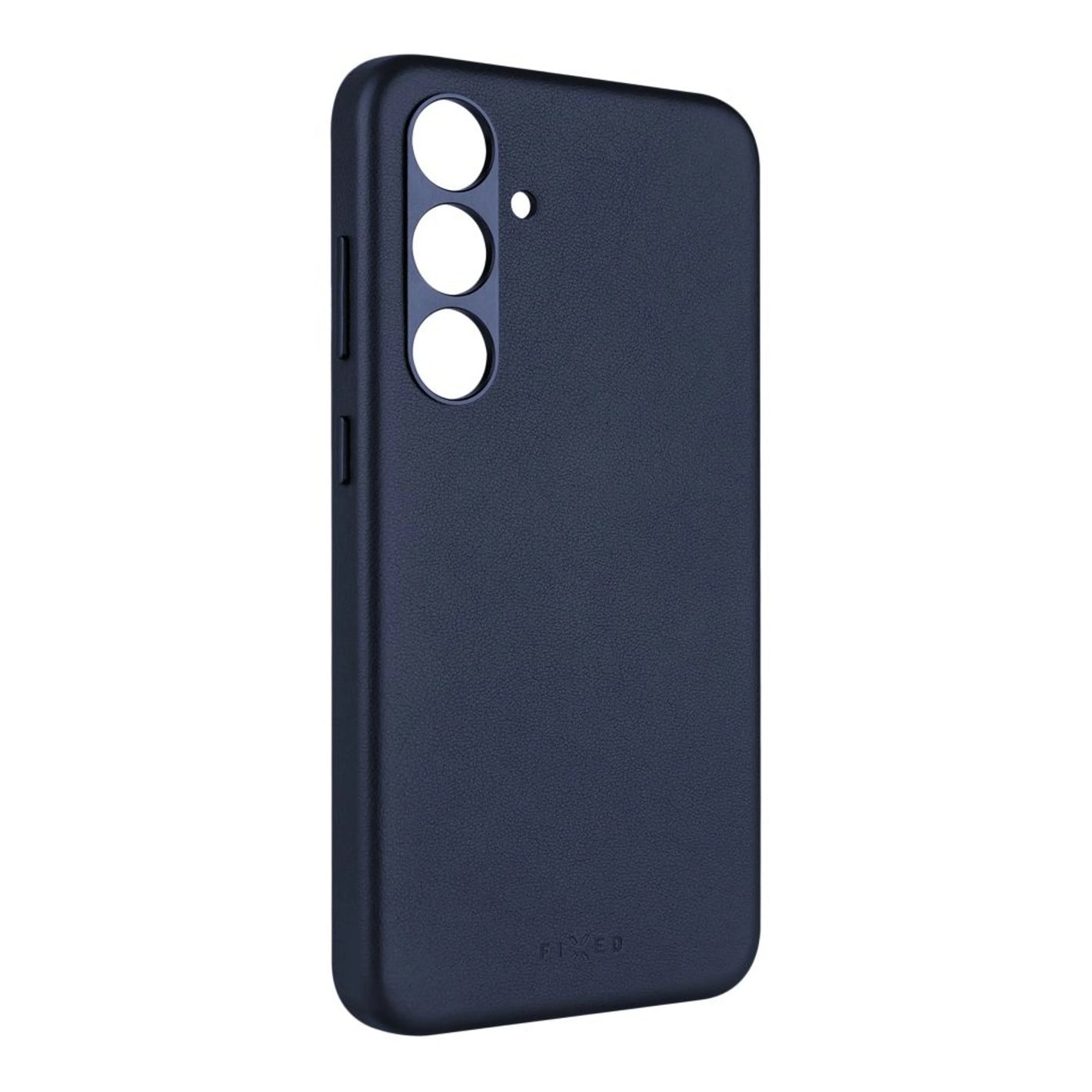 Kožený zadní kryt FIXED MagLeather s podporou MagSafe pro Samsung Galaxy S24, modrý - FIXED