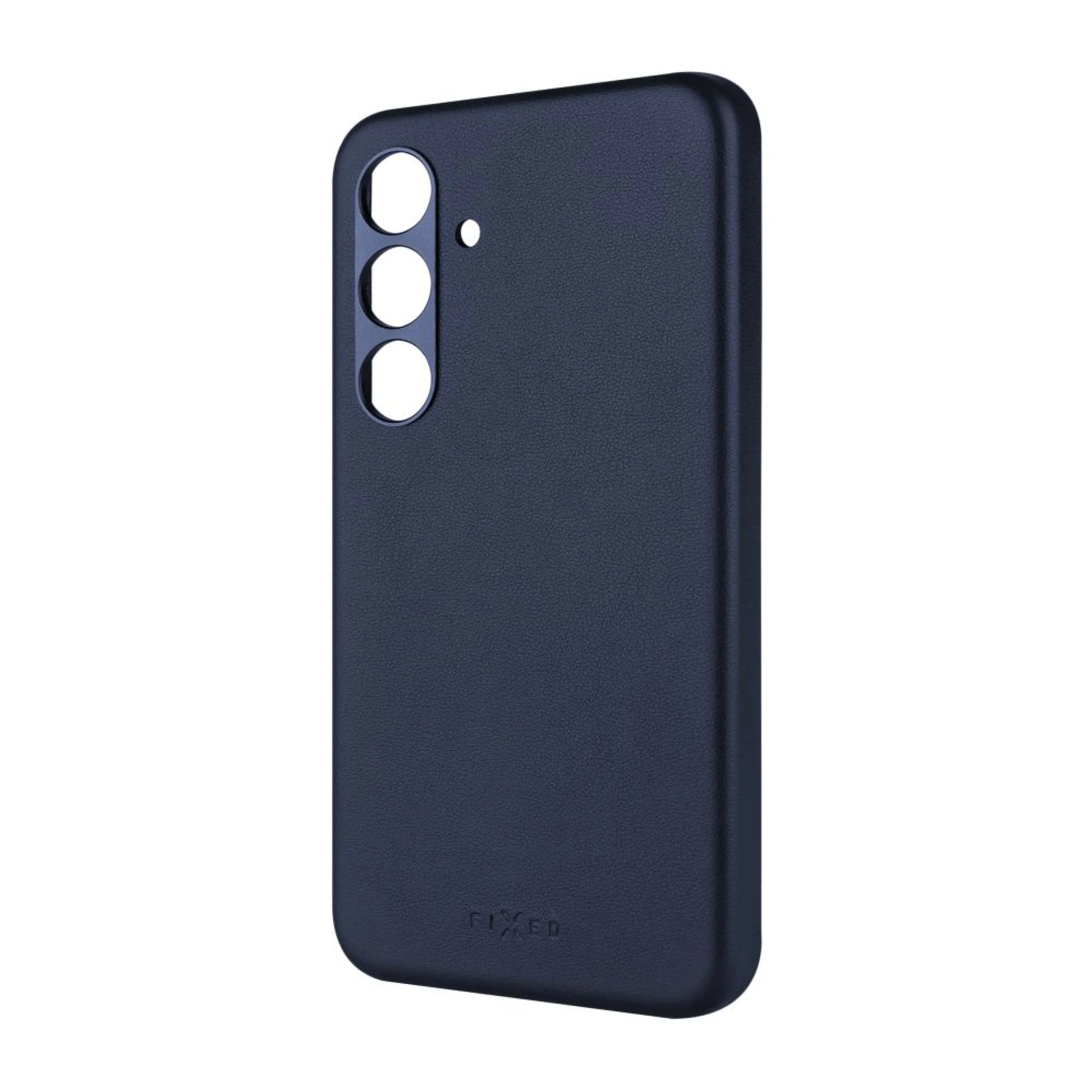 Kožený zadní kryt FIXED MagLeather s podporou MagSafe pro Samsung Galaxy S24, modrý - FIXED