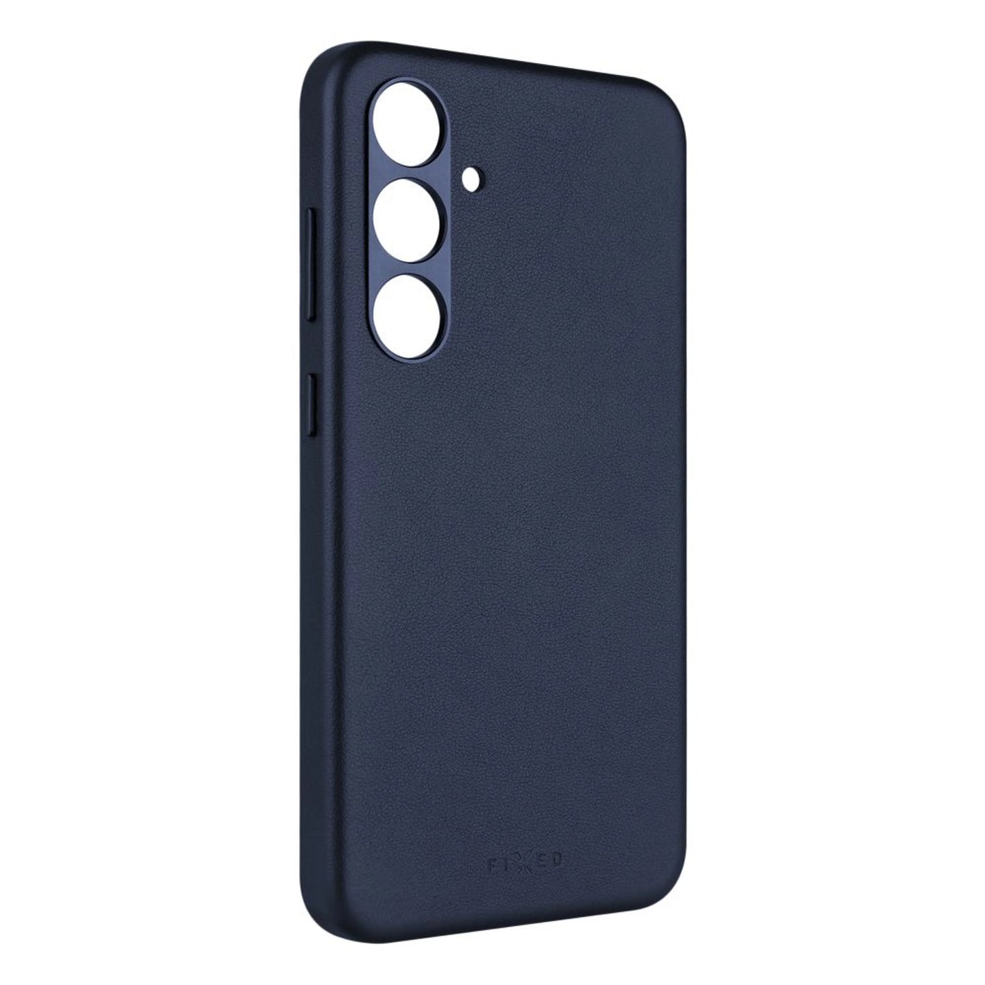 Kožený zadní kryt FIXED MagLeather s podporou MagSafe pro Samsung Galaxy S24+, modrý - FIXED