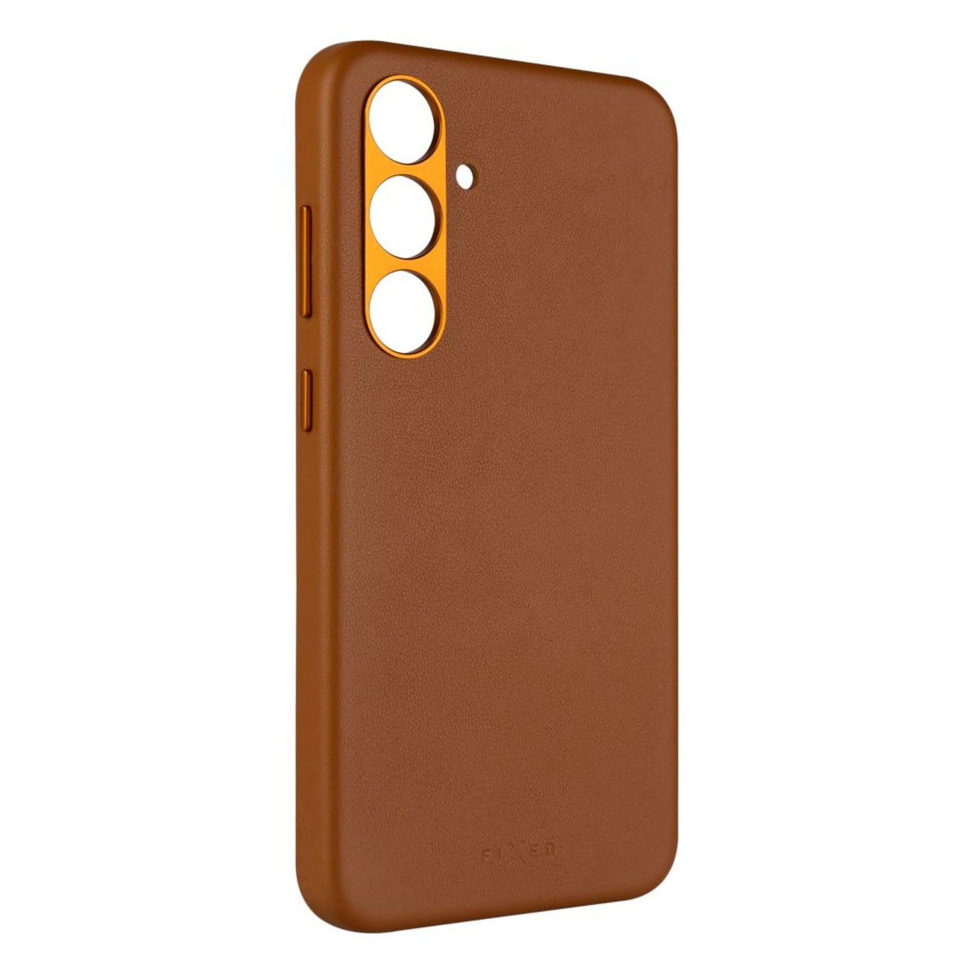 Kožený zadní kryt FIXED MagLeather s podporou MagSafe pro Samsung Galaxy S24+, hnědý - FIXED