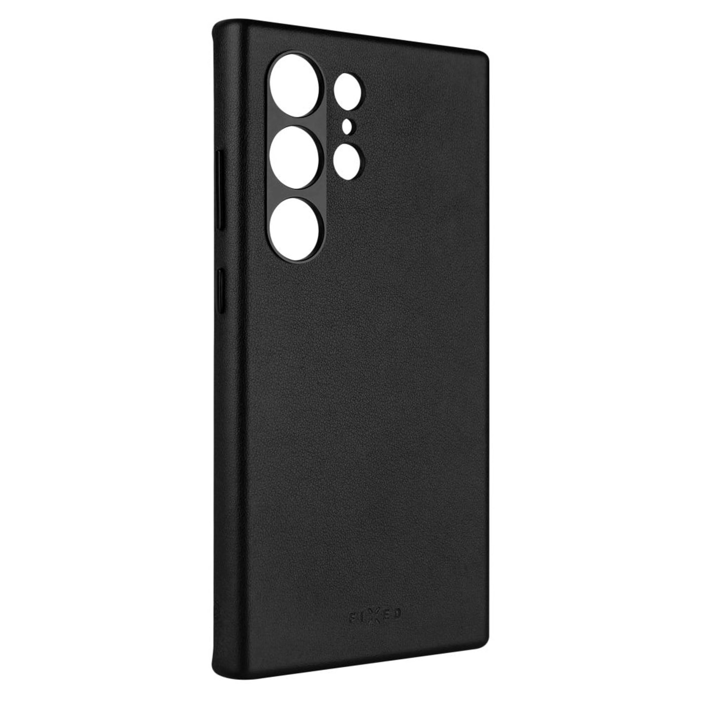 Kožený zadní kryt FIXED MagLeather s podporou MagSafe pro Samsung Galaxy S24 Ultra, černý - FIXED