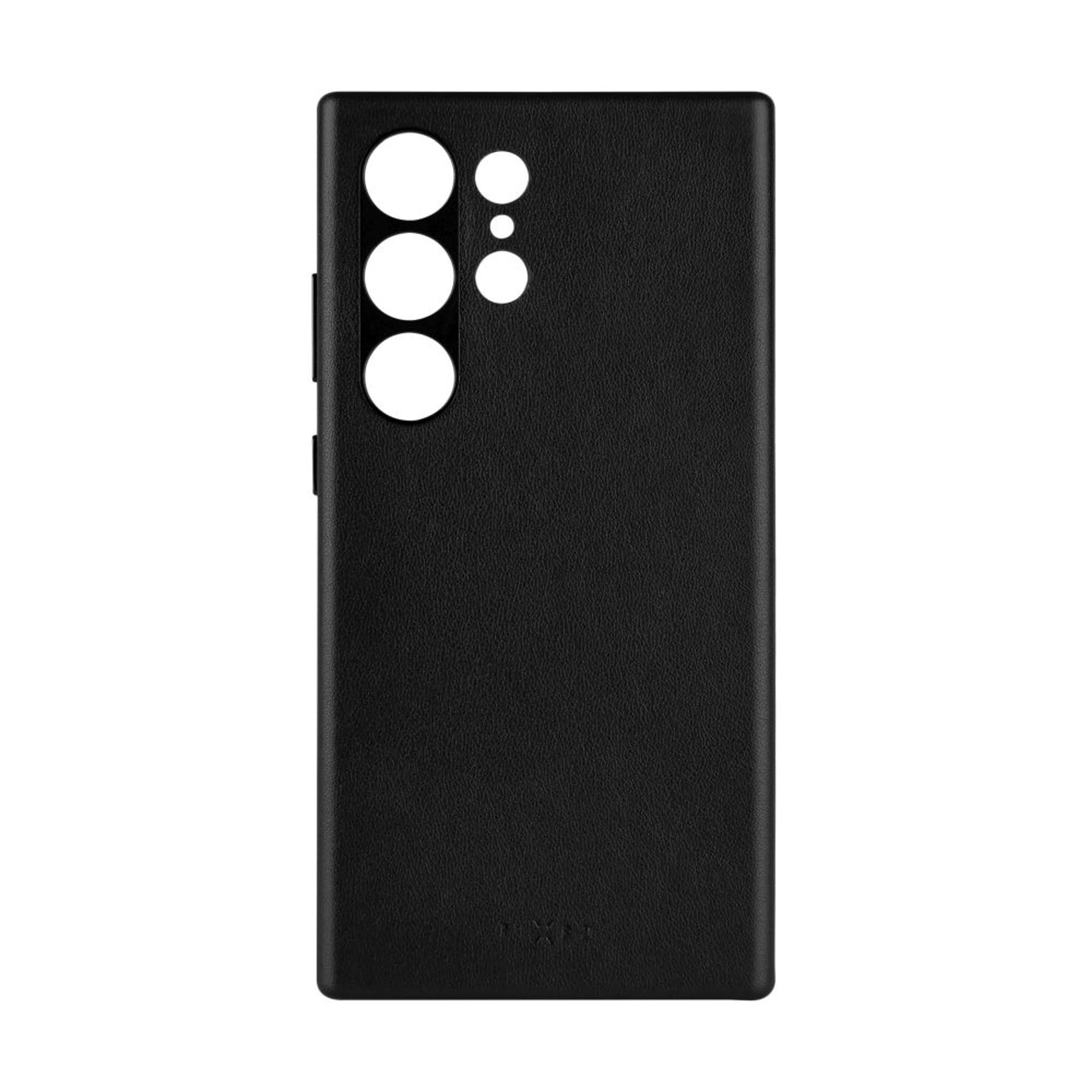Kožený zadní kryt FIXED MagLeather s podporou MagSafe pro Samsung Galaxy S24 Ultra, černý - FIXED