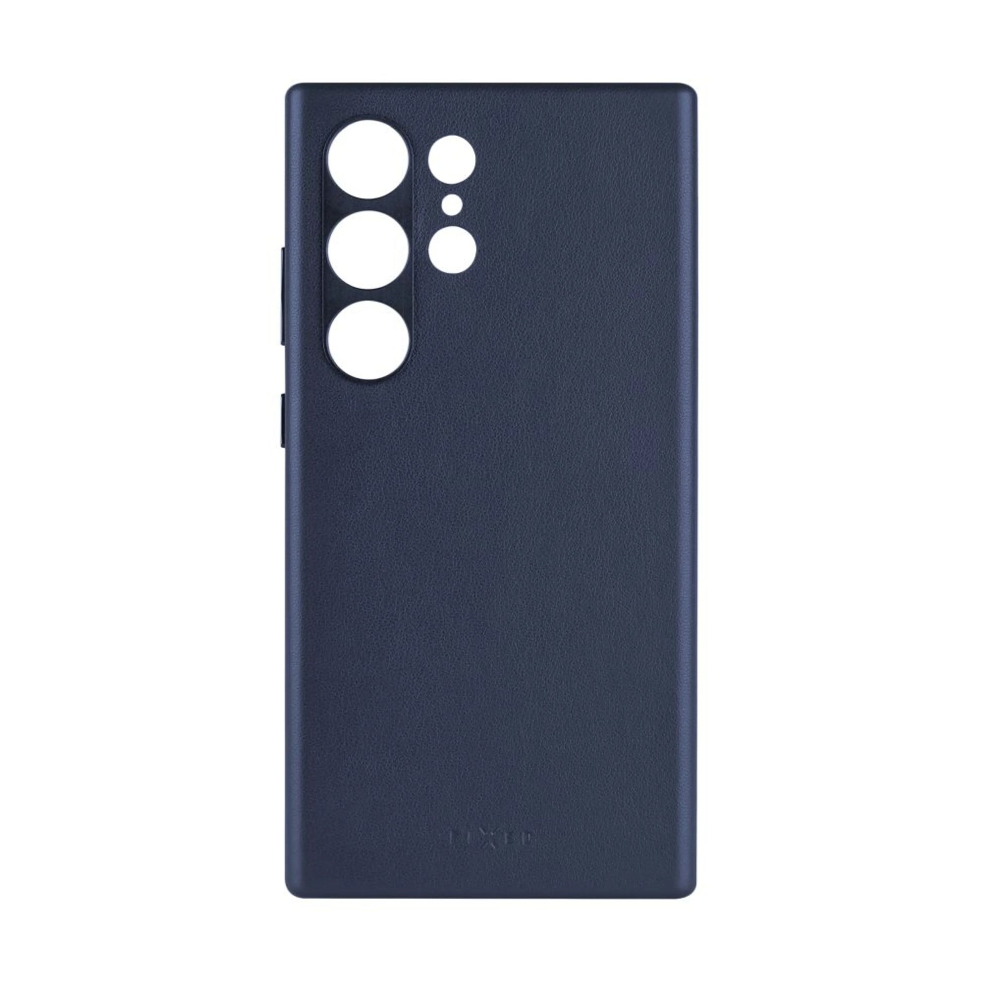 Kožený zadní kryt FIXED MagLeather s podporou MagSafe pro Samsung Galaxy S24 Ultra, modrý - FIXED