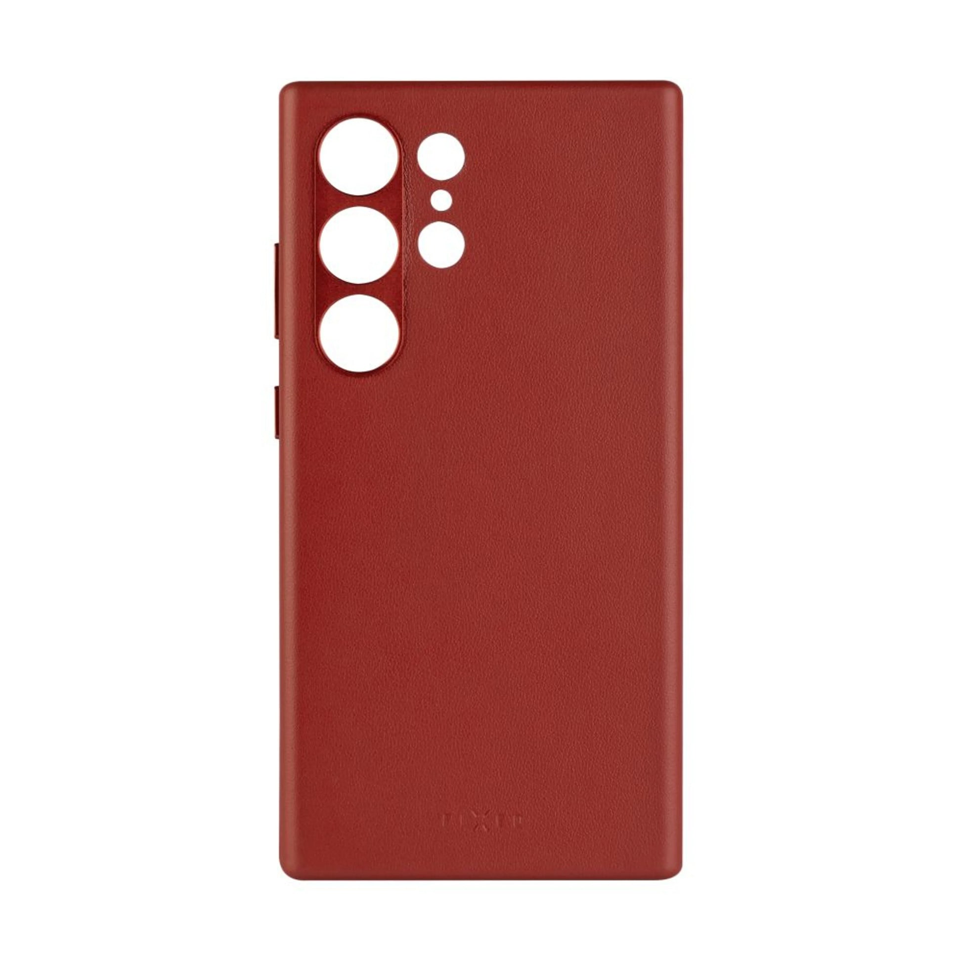 Kožený zadní kryt FIXED MagLeather s podporou MagSafe pro Samsung Galaxy S24 Ultra, červený - FIXED
