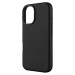 Kožený zadní kryt FIXED MagLeather s podporou MagSafe pro Apple iPhone 16, černý - FIXED