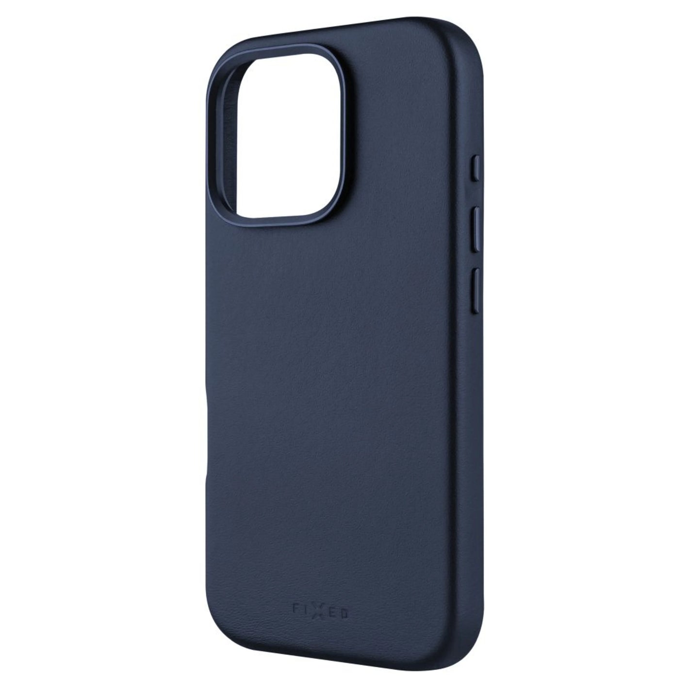 Kožený zadní kryt FIXED MagLeather s podporou MagSafe pro Apple iPhone 16 Pro, modrý - FIXED